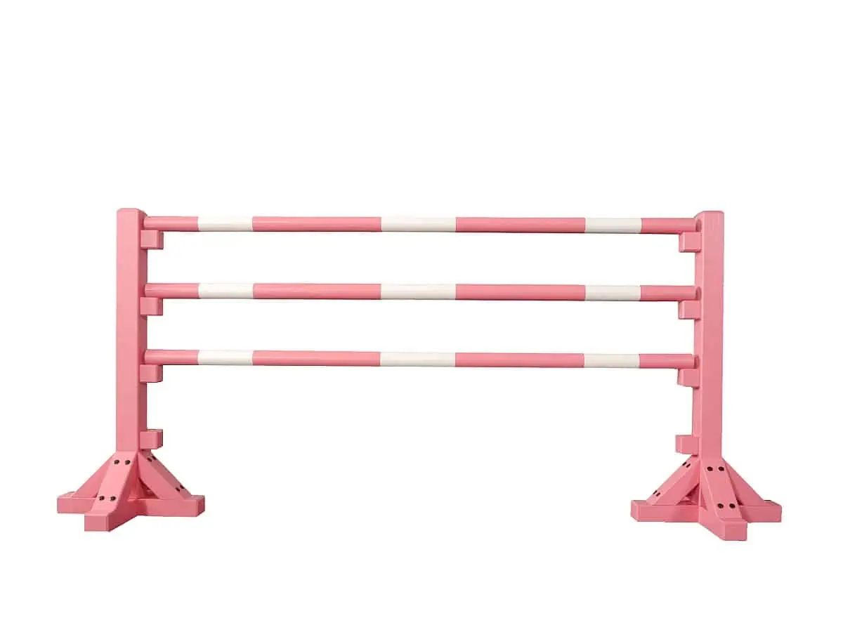 Spring-Hindernis für Kinder rosa