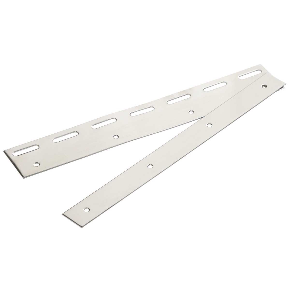 Plaque pendulaire de rideau en PVC acier inoxydable 30 cm