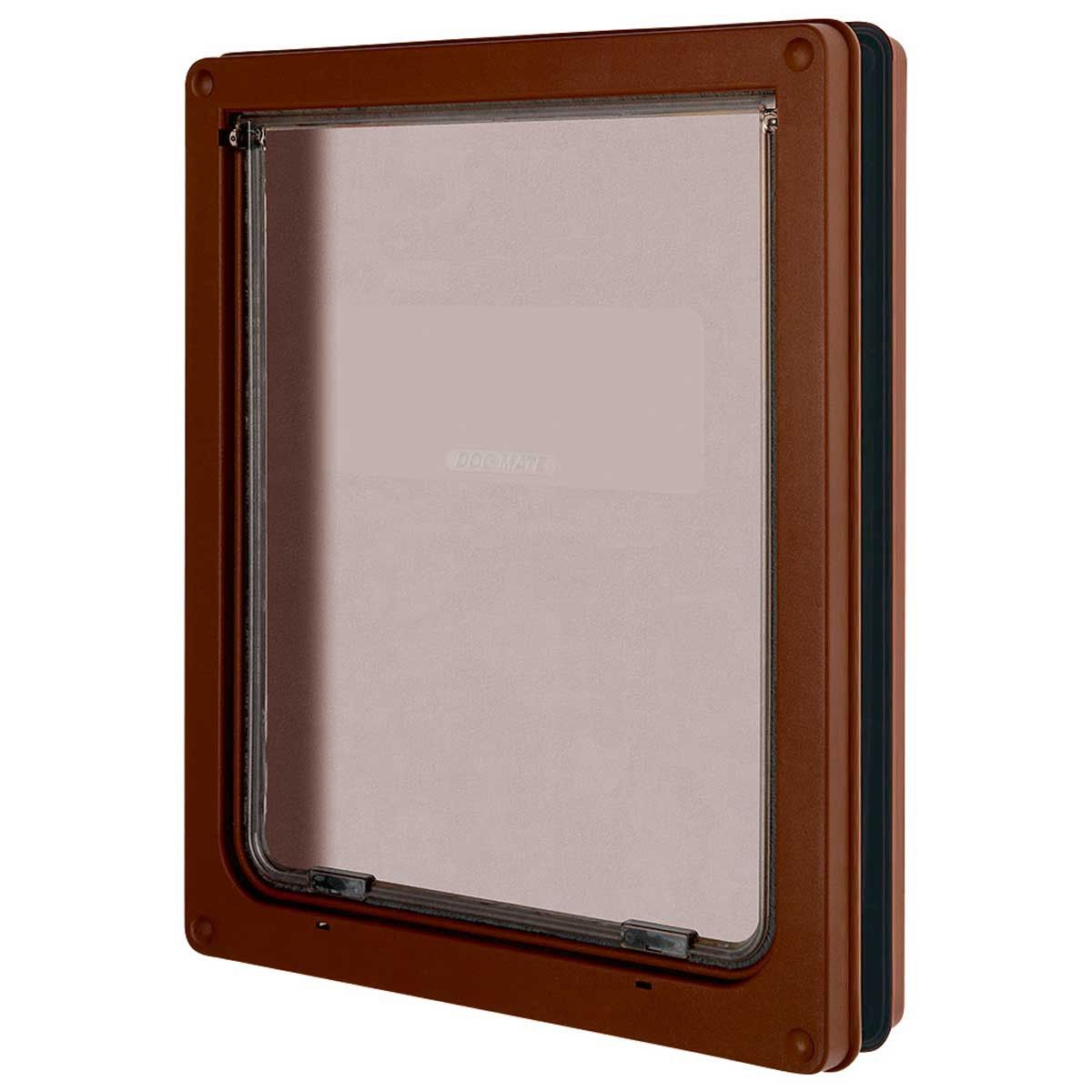 Dog Mate Dog Flap 216 marrone a 2 vie per cani di taglia grande
