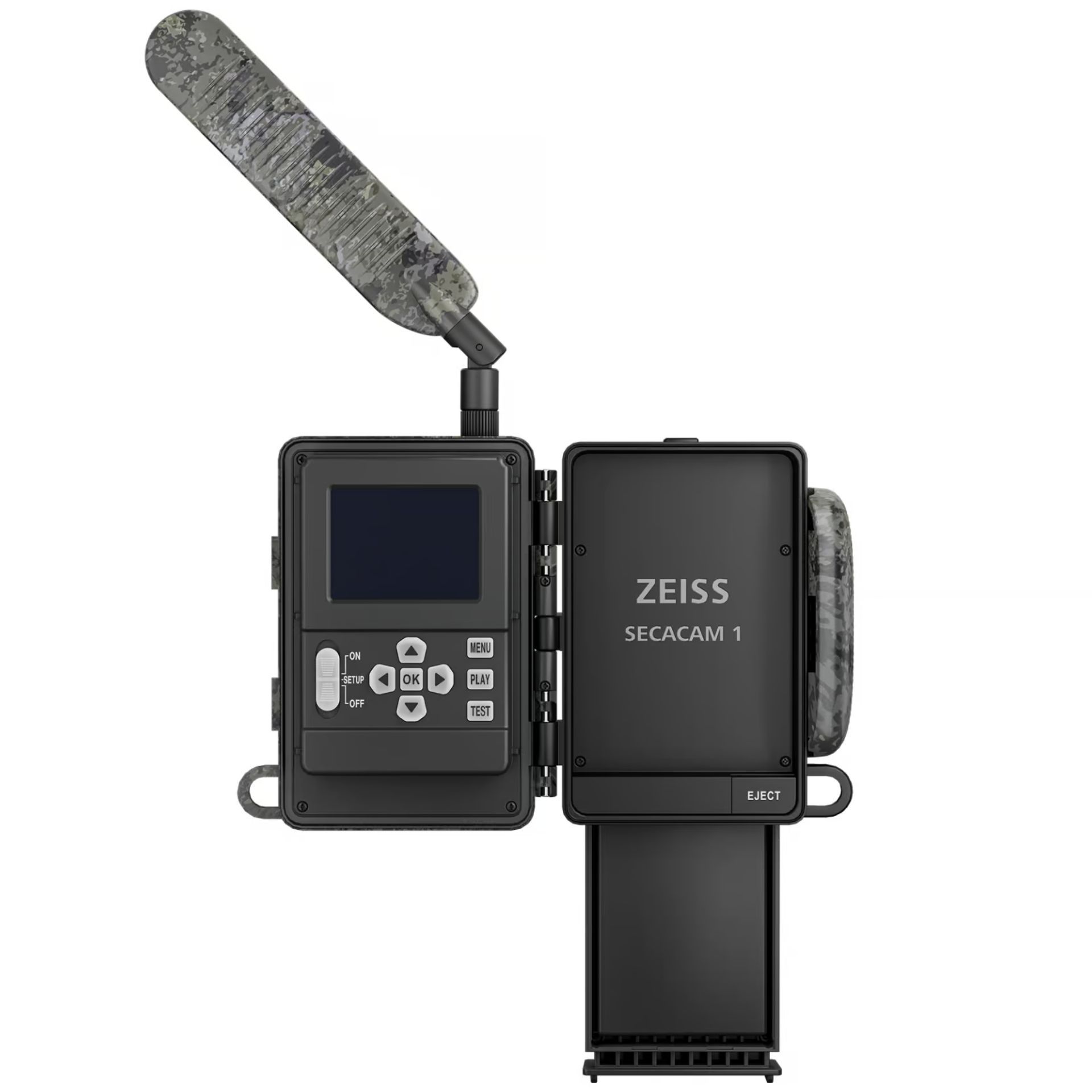 ZEISS Secacam 1 Wildkamera 4G LTE mit App-Anbindung, Bedienelemente