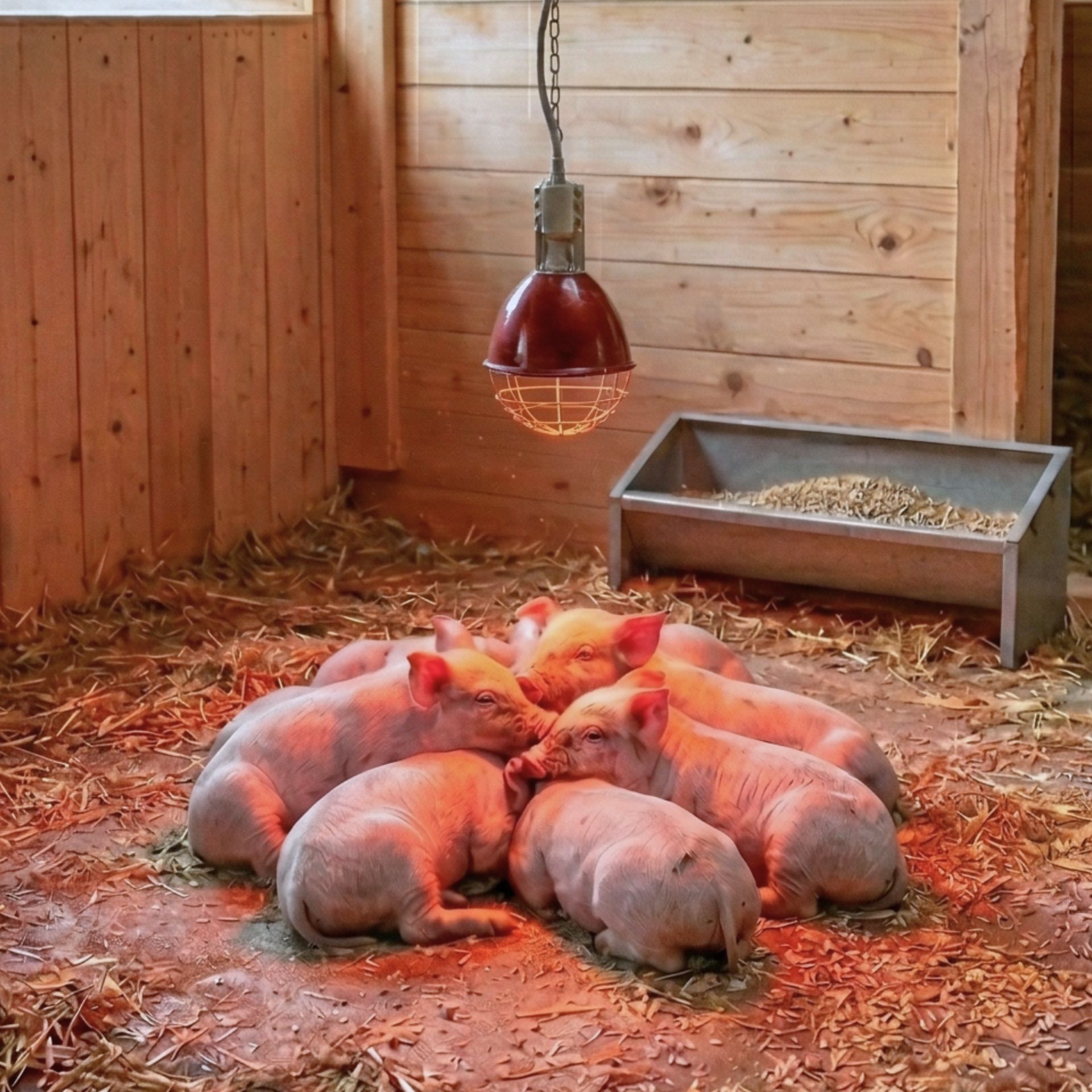 piglets, pig pen, barn, farmlife, pigs