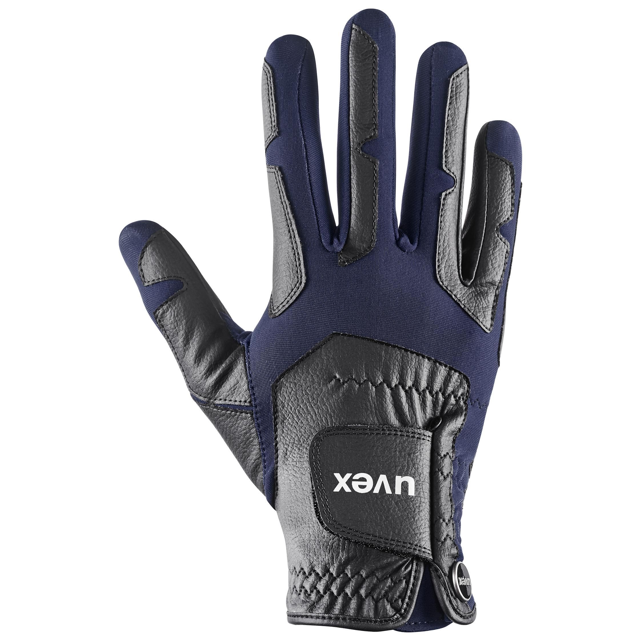 uvex Reithandschuhe ventraxion plus, 4D-Stretch & Touchscreen, 8-9, navy/schwarz