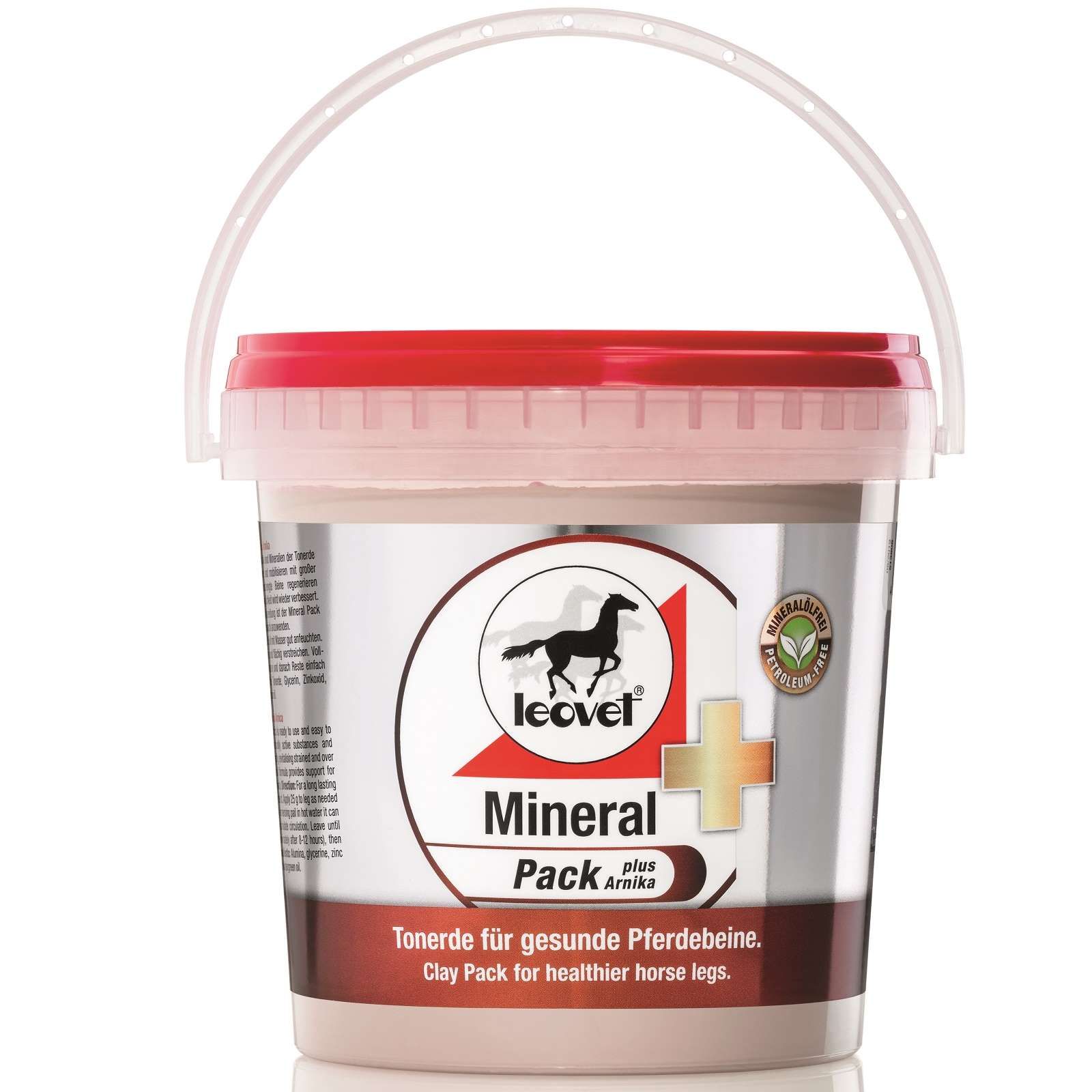 Leovet Mineral Pack Plus Arnica Clay for Horse Legs, 1500 g, packaging