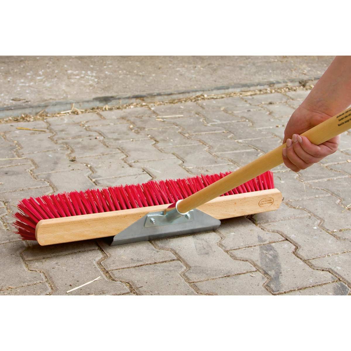 Kerbl Großraumbesen mit Schabekante, verzinkte Schabekante, 60 cm