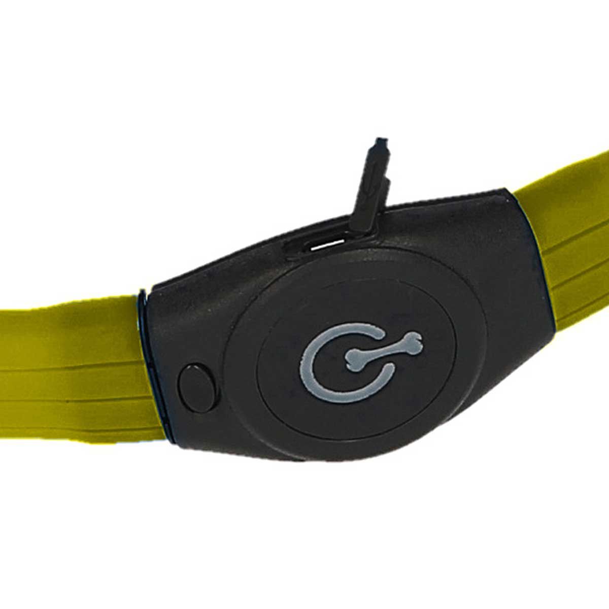 Kerbl Maxi Safe LED Collar for Long-Haired Dogs, Rechargeable, detail view