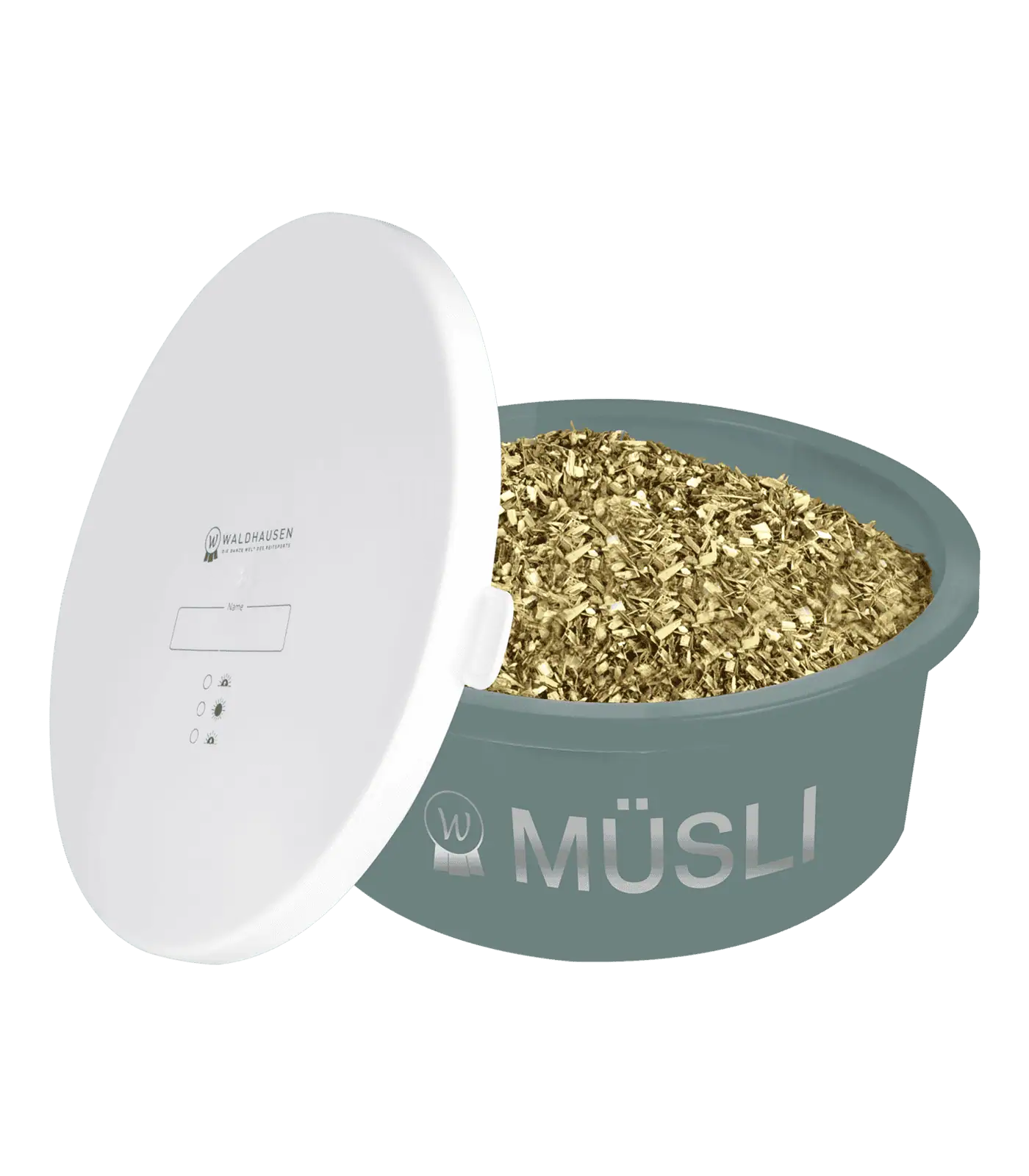 Waldhausen Müsli-Schale mit Deckel, 5 L, mistel grün, 5 L