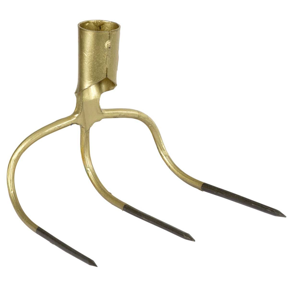 Kerbl Dyngkrok med skafthylsa, 3 tänder, 21 x 17 cm