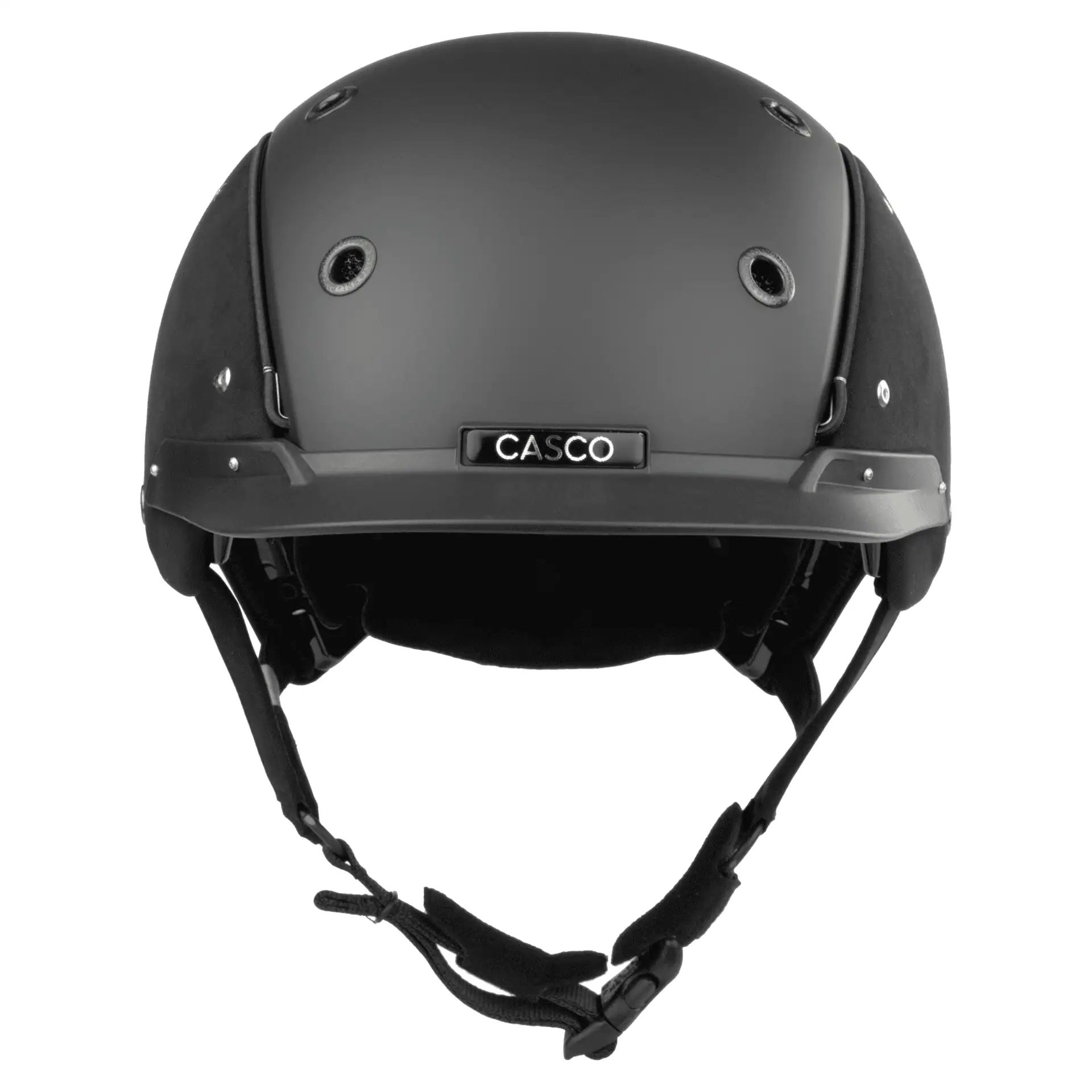 Casco Reithelm Champ Precision, sportlicher Reiterhelm mit Helmbox, embellis black, 56-58