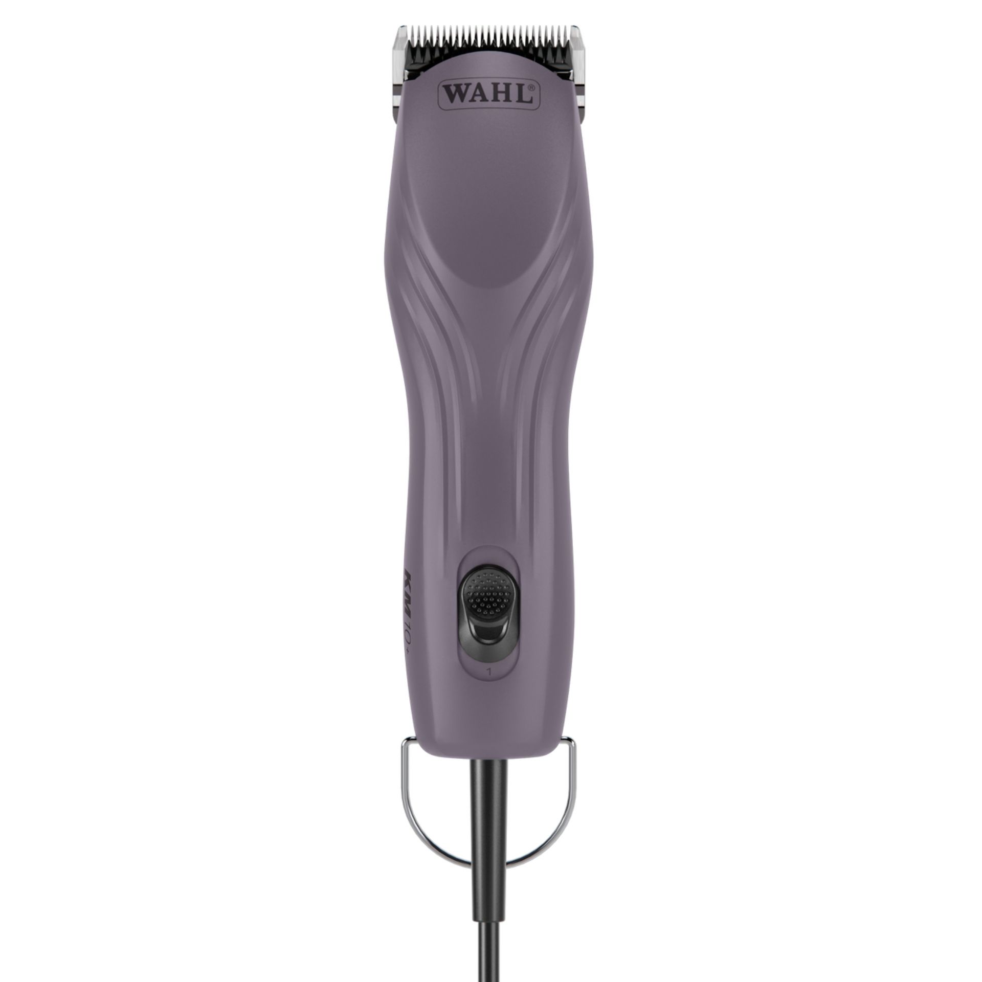 hair trimmer, electric trimmer, corded, purple, ergonomic grip
