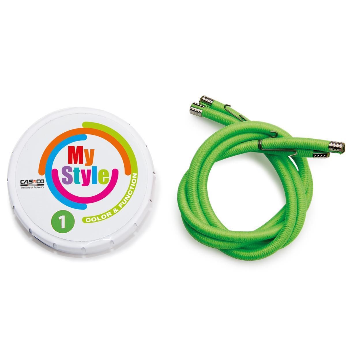 Bandes Casco My Style pour Casque d'Équitation, Réfléchissantes, lime L/XL