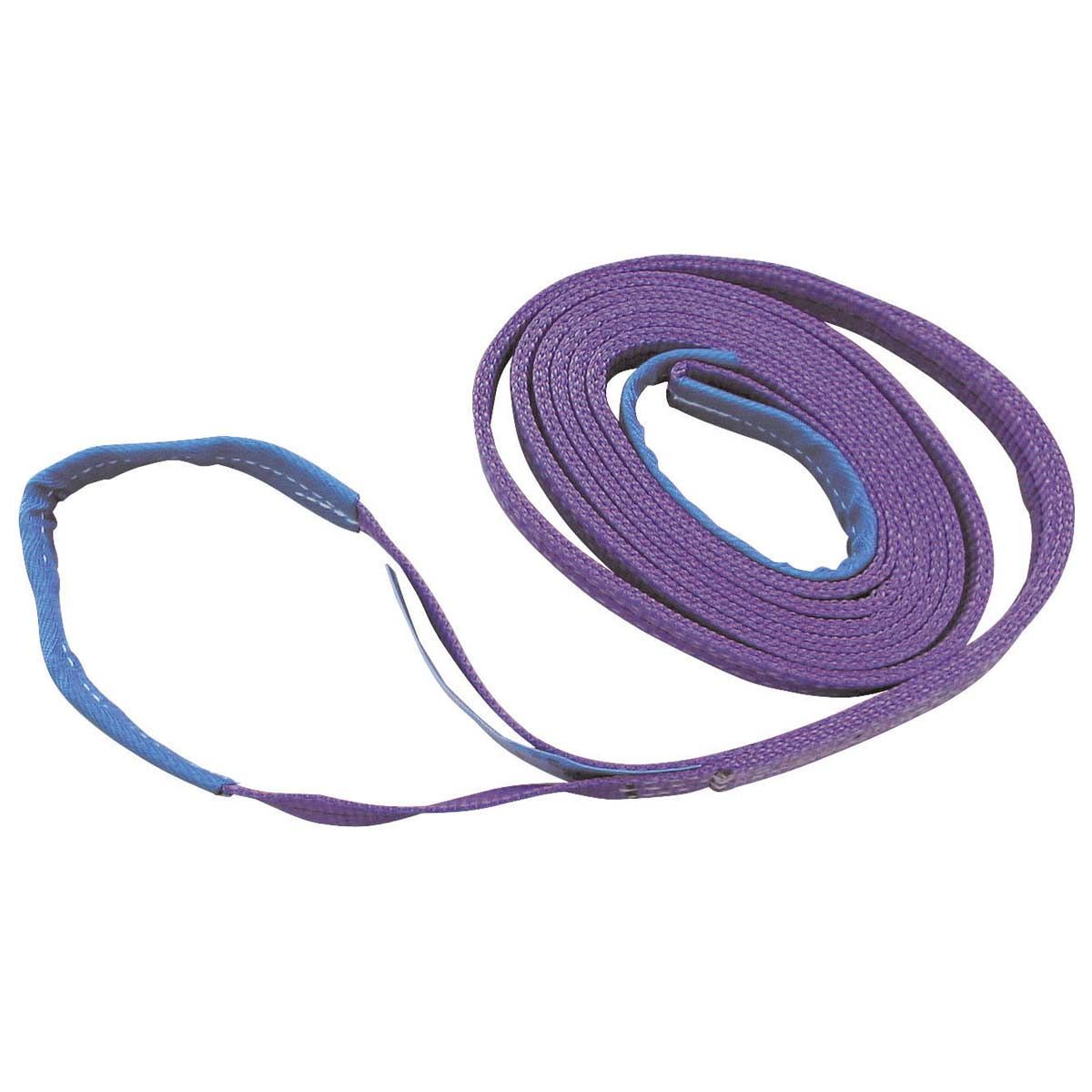 Kerbl Sangle de levage 2 plis, avec 2 boucles, testée GS, 4 m x 35 mm