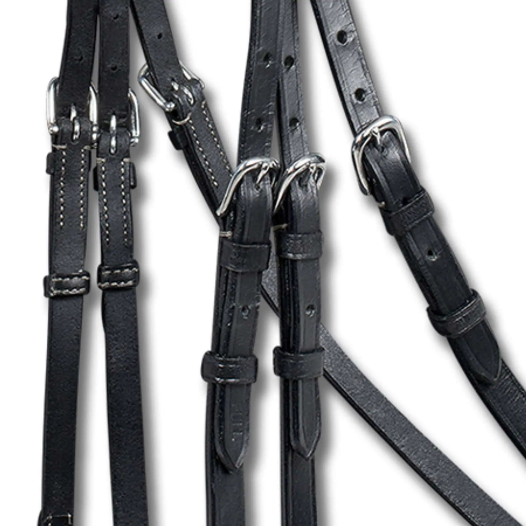 Waldhausen X-Line Bridon Santander, muserolle combinée, Noir, FULL