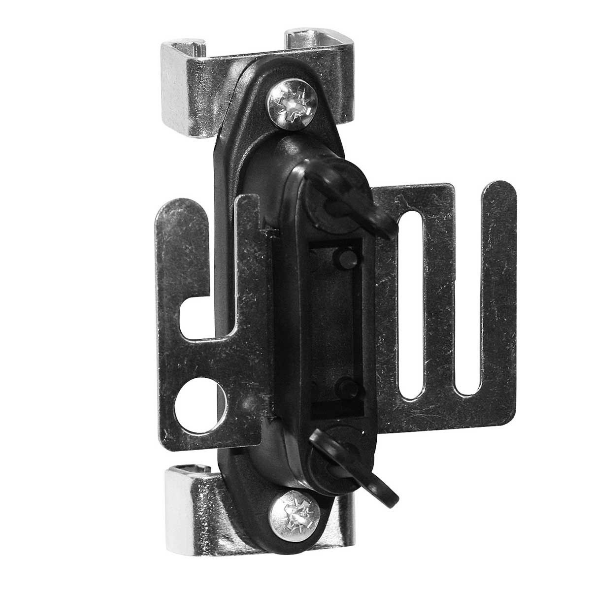 2x T-Post, T-Pfosten Band-Torgriffisolator mit Edelstahl-Anschlussplatte