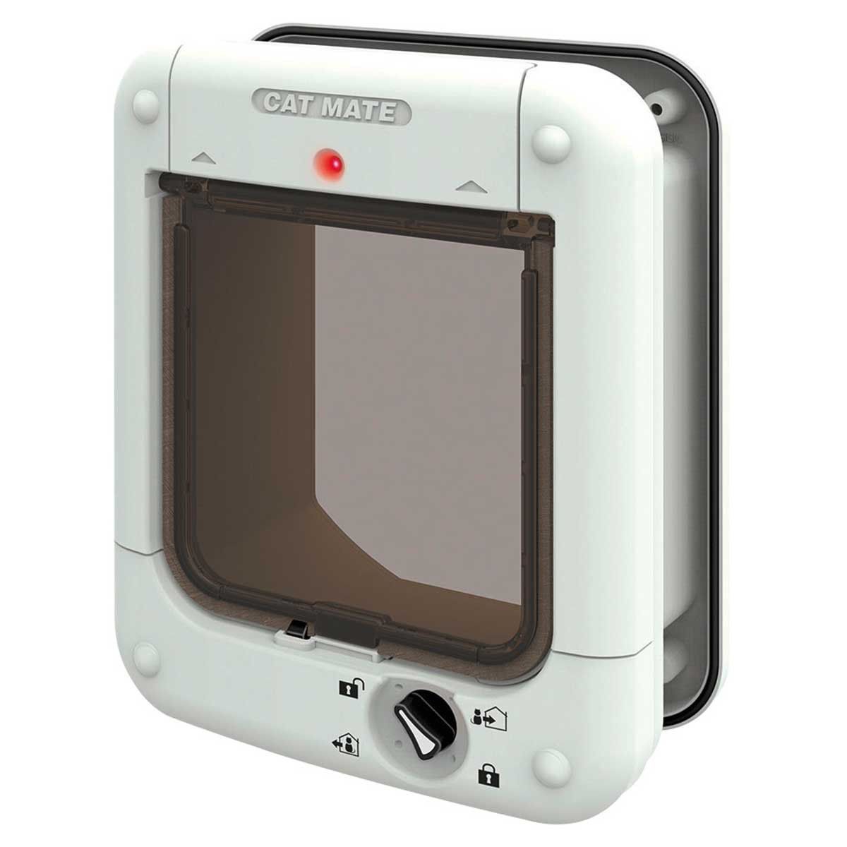 Cat Mate Katzenklappe 360 weiß Microchip