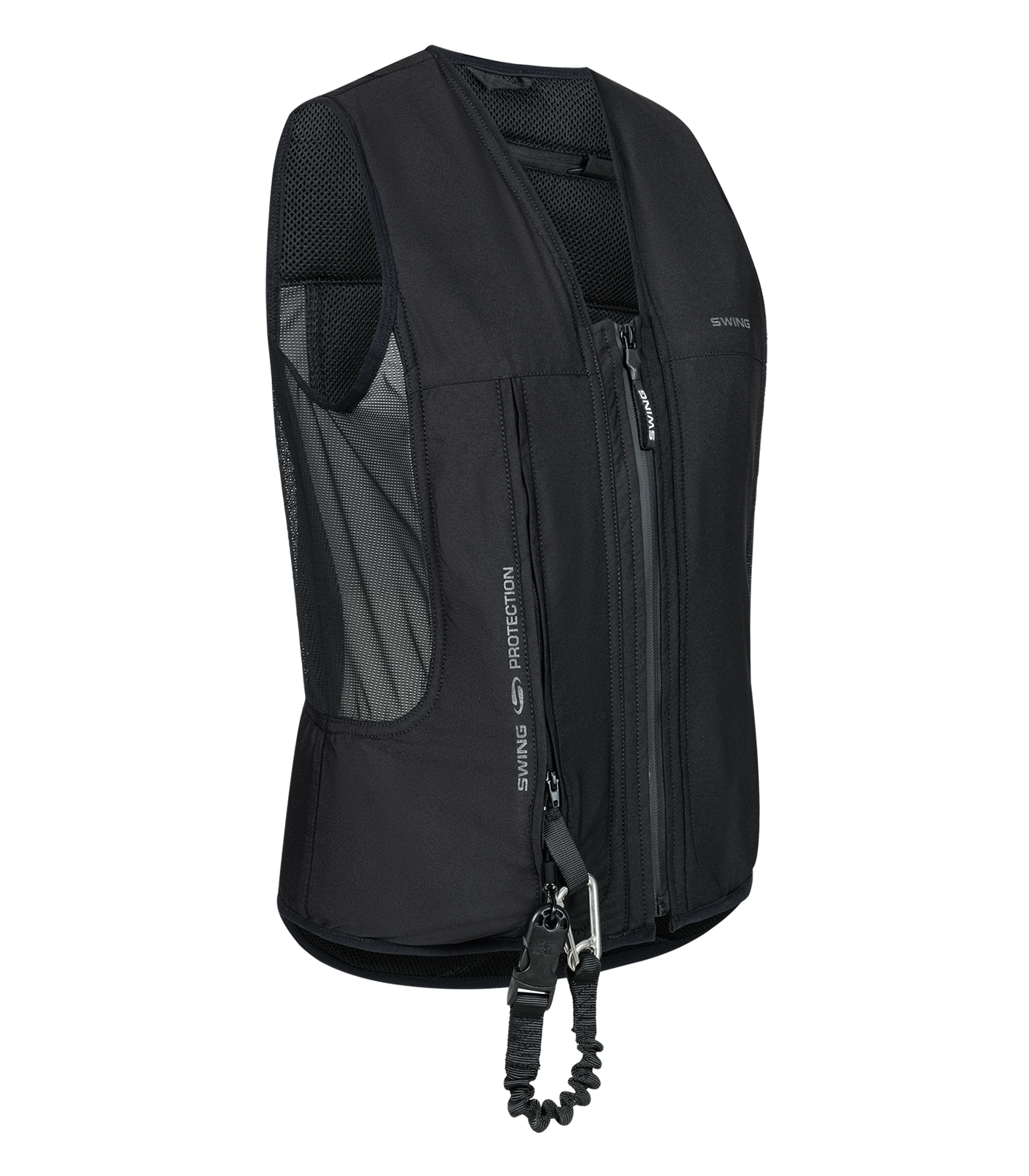 SWING Airbag Vest P25 AIR, black, Riding Safety Vest, side view