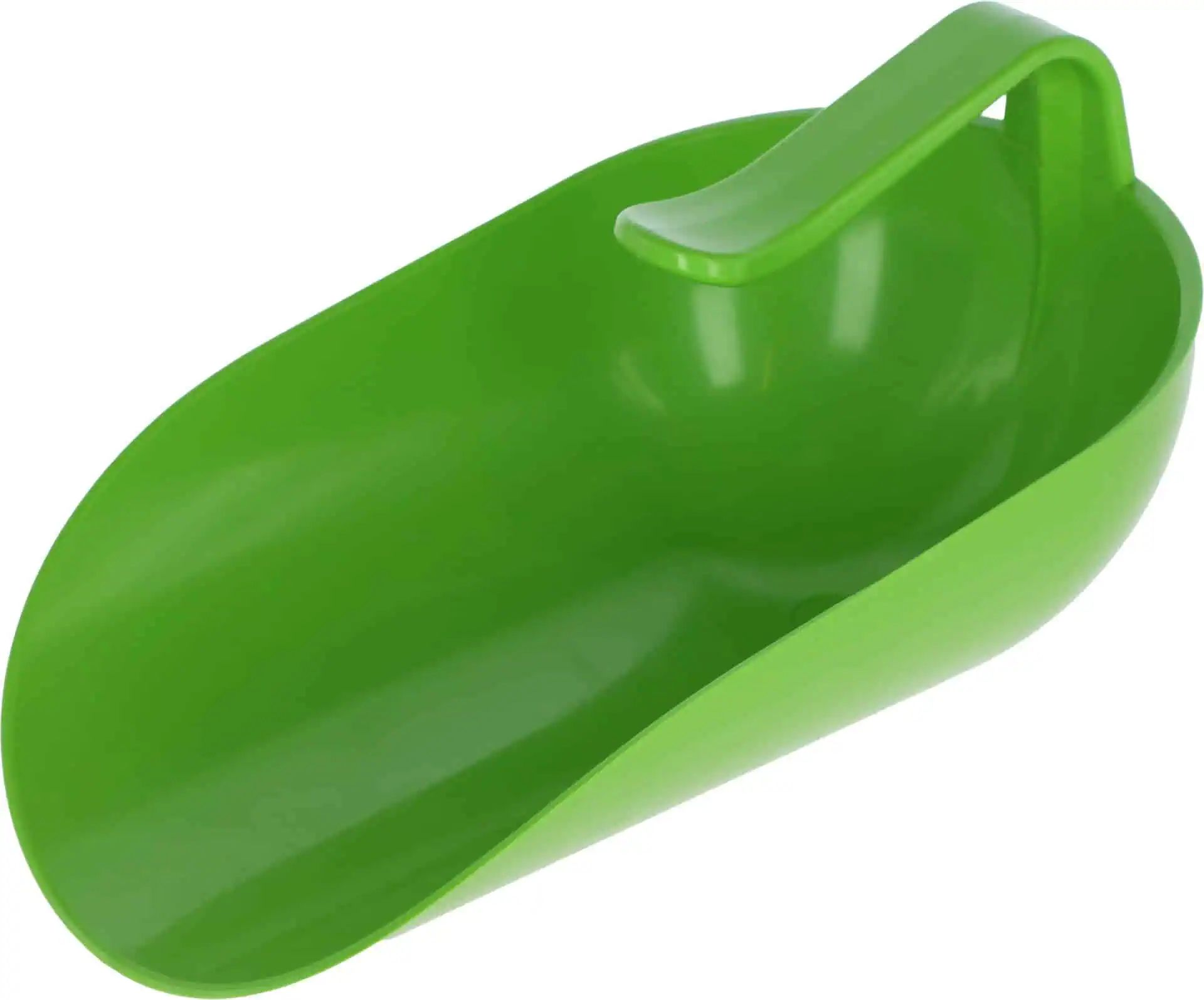 Kerbl Pelle à fourrage à manche intérieur verte, 2 kg