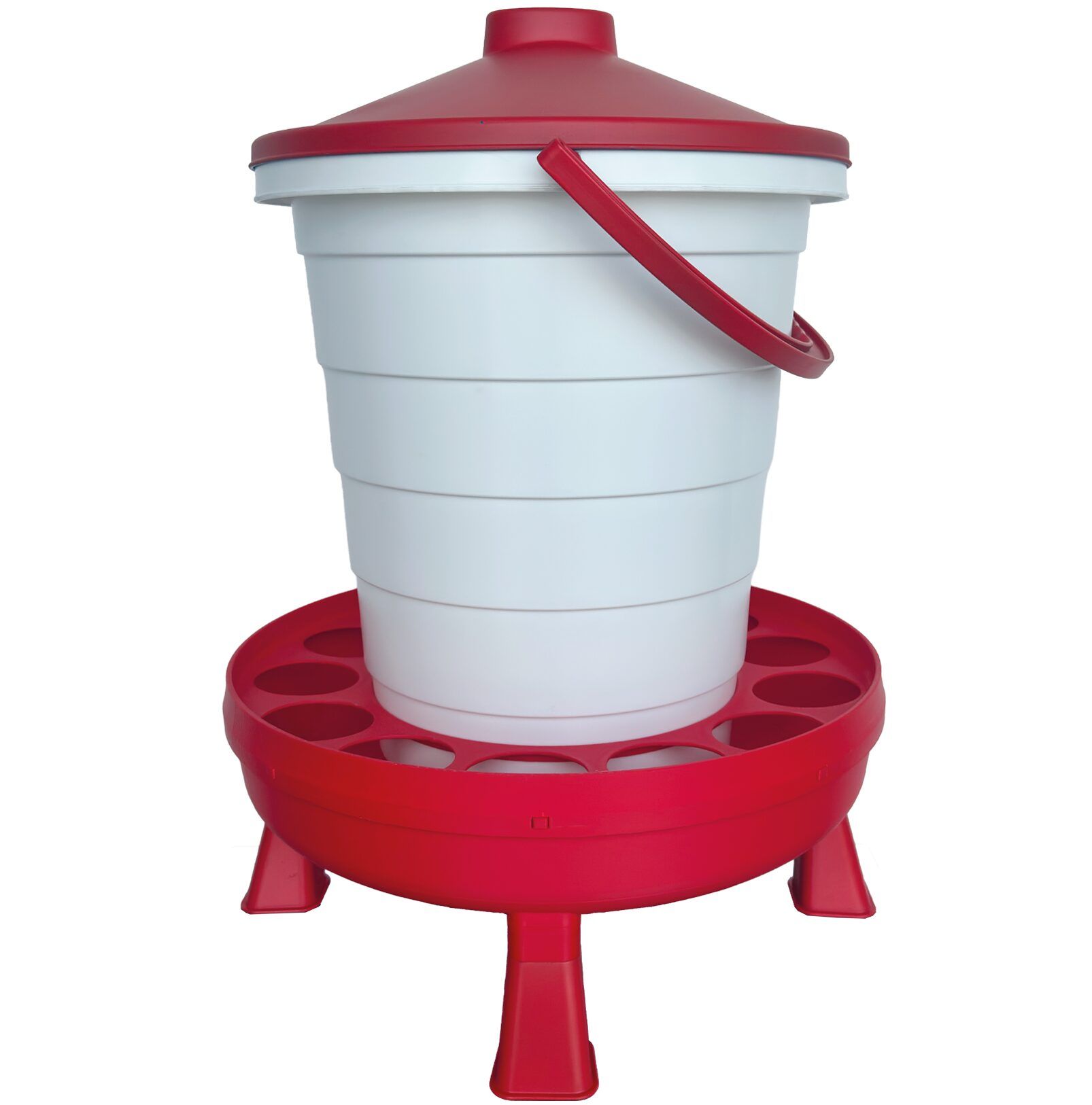 Agrarzone Hrănitoare păsări cu picioare înălțate, din plastic, 10 L