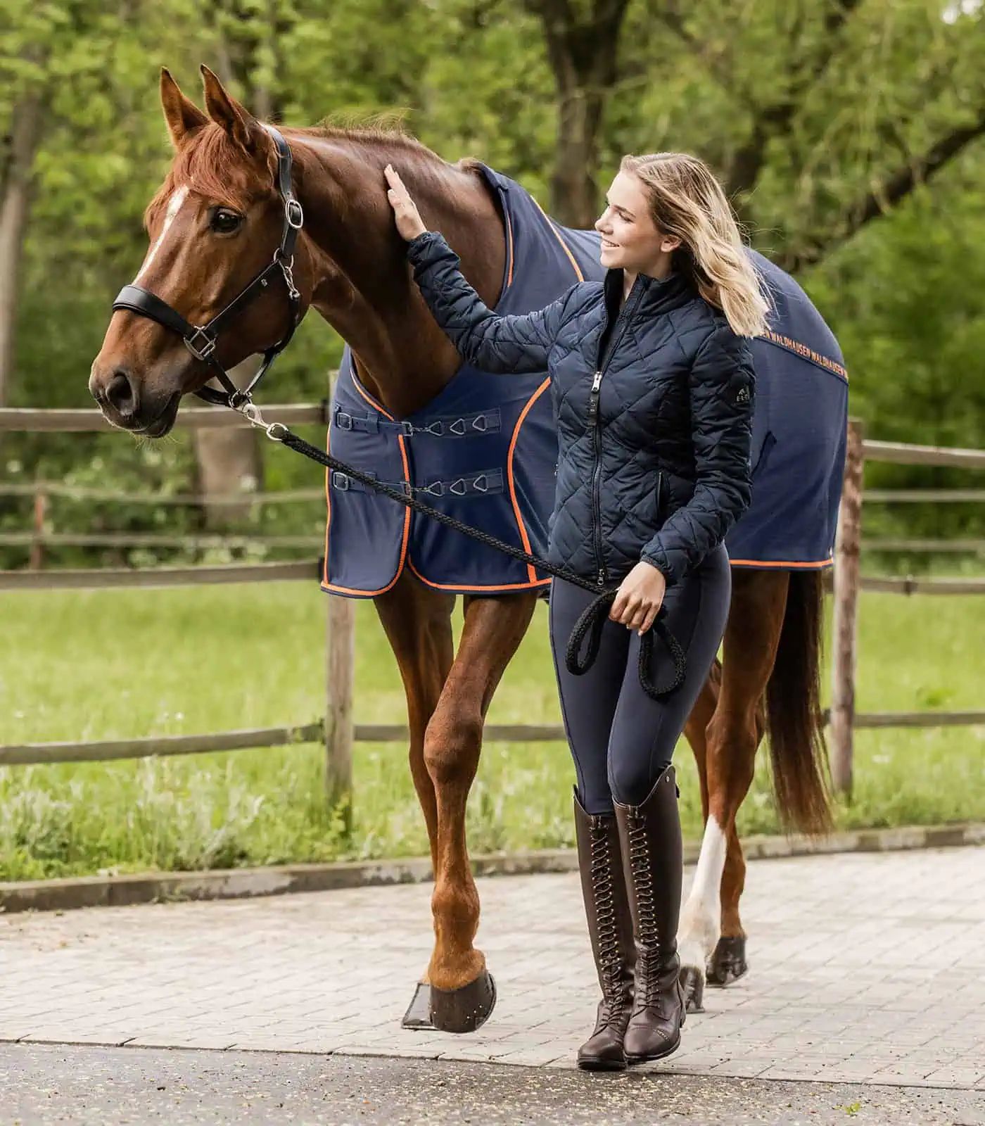 Waldhausen Cooler Fliegen-Sommerdecke, atmungsaktiv & kühlend, 135 cm