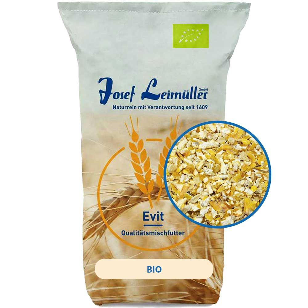 Maïs biologique concassé Premium Leimüller 25 kg, emballage