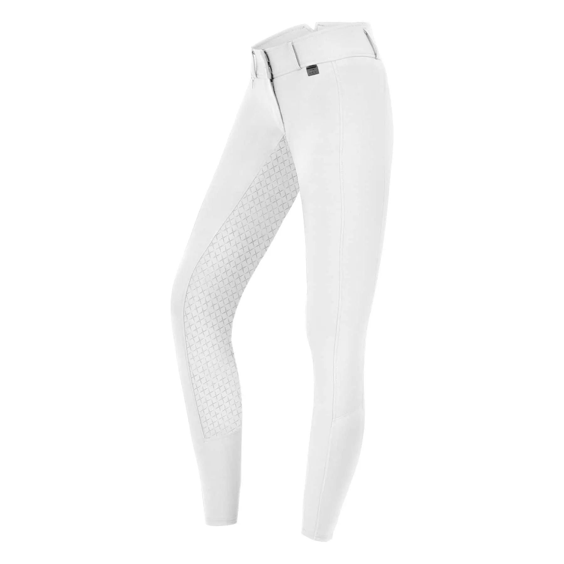 ELT Micro Sport szilikonos magas derekú lovaglónadrág, teljes ülőfelület, fehér, 46
