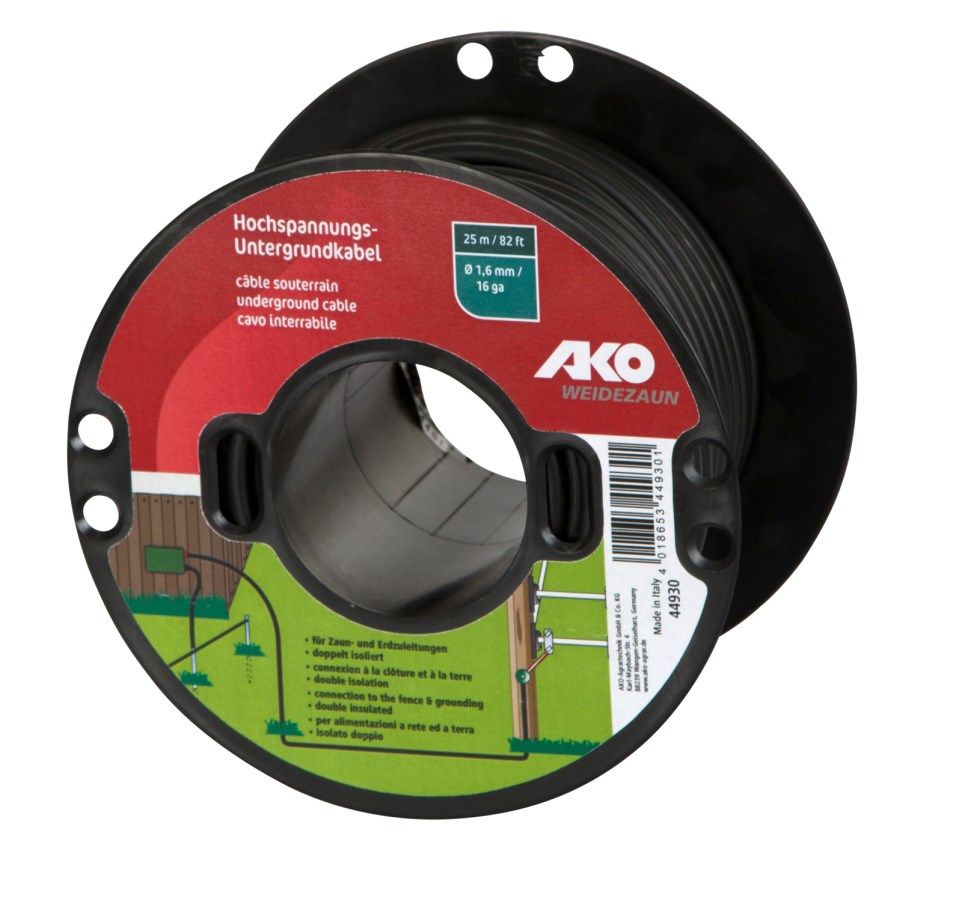 underground cable, cable reel, airtight cable, coiled cable, installation hose