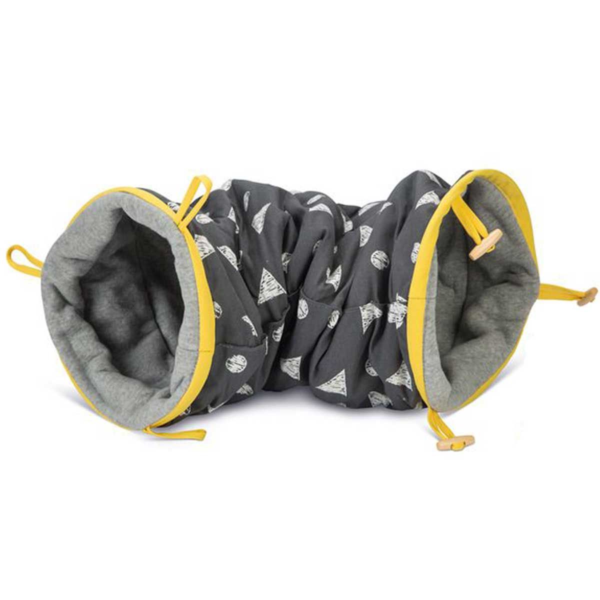 Tunnel de jeu Beeztees pour chats, pliable, 78 x 25 x 25 cm