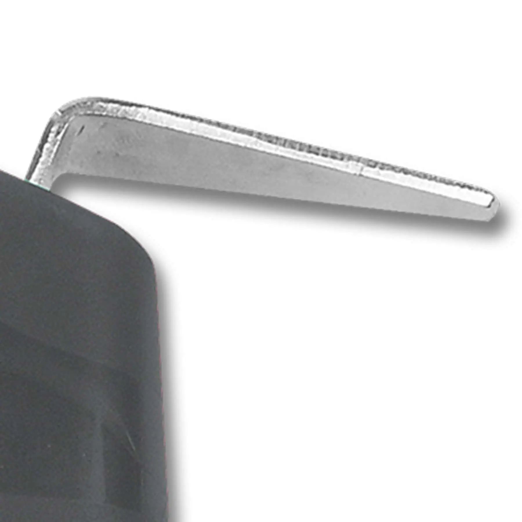 Cure-pied Waldhausen avec poignée gel et brosse intégrée, noir