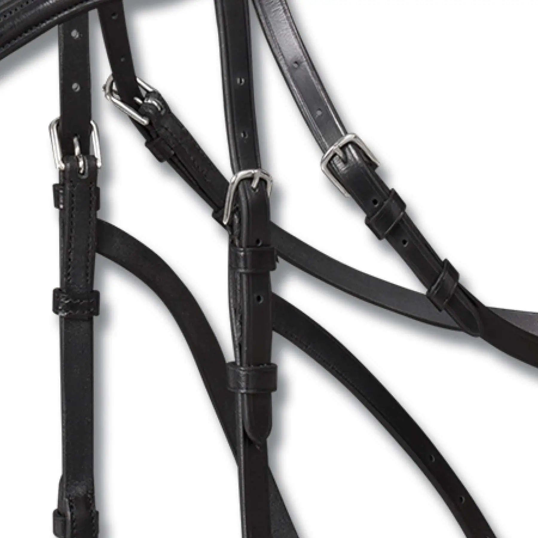 Waldhausen X-Line Hackamore Trensenzaum, gebisslos, schwarz FULL