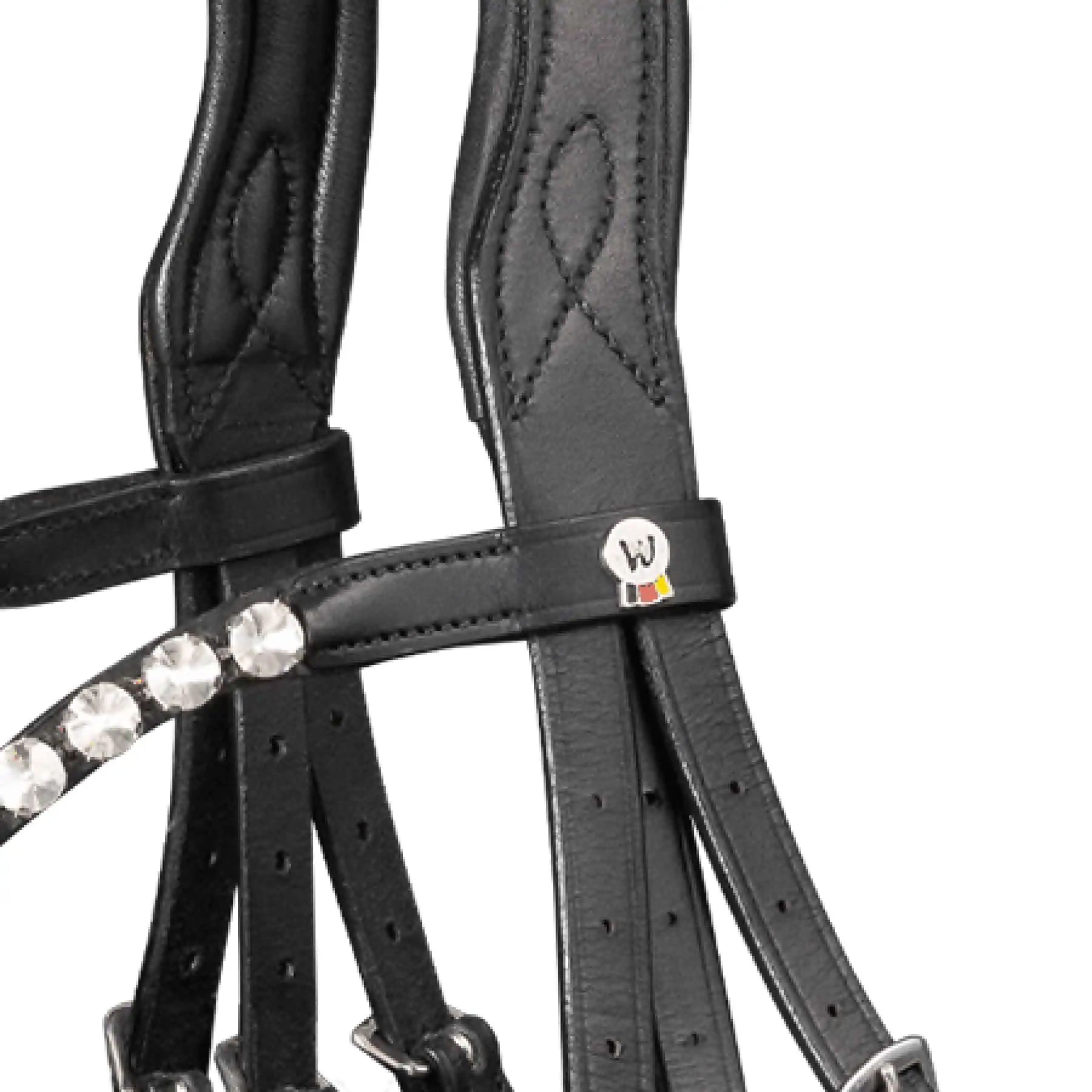 Waldhausen Bridon X-Line Beauty, Combiné Anglais, Noir, Cob