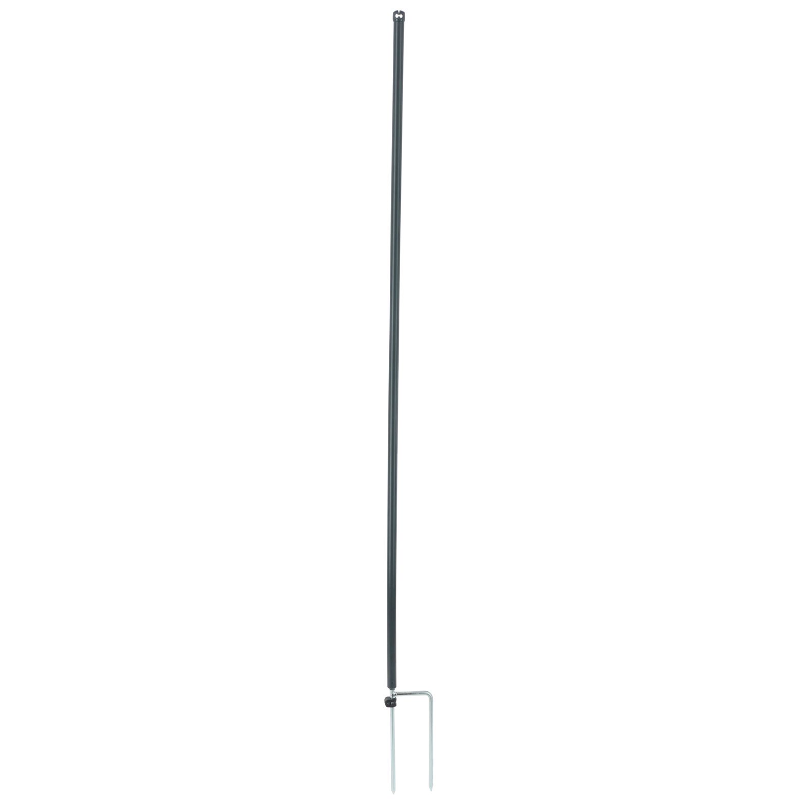 Premium Thermoplastic Fibreglass post for pasture net, double tip, grey 106 cm