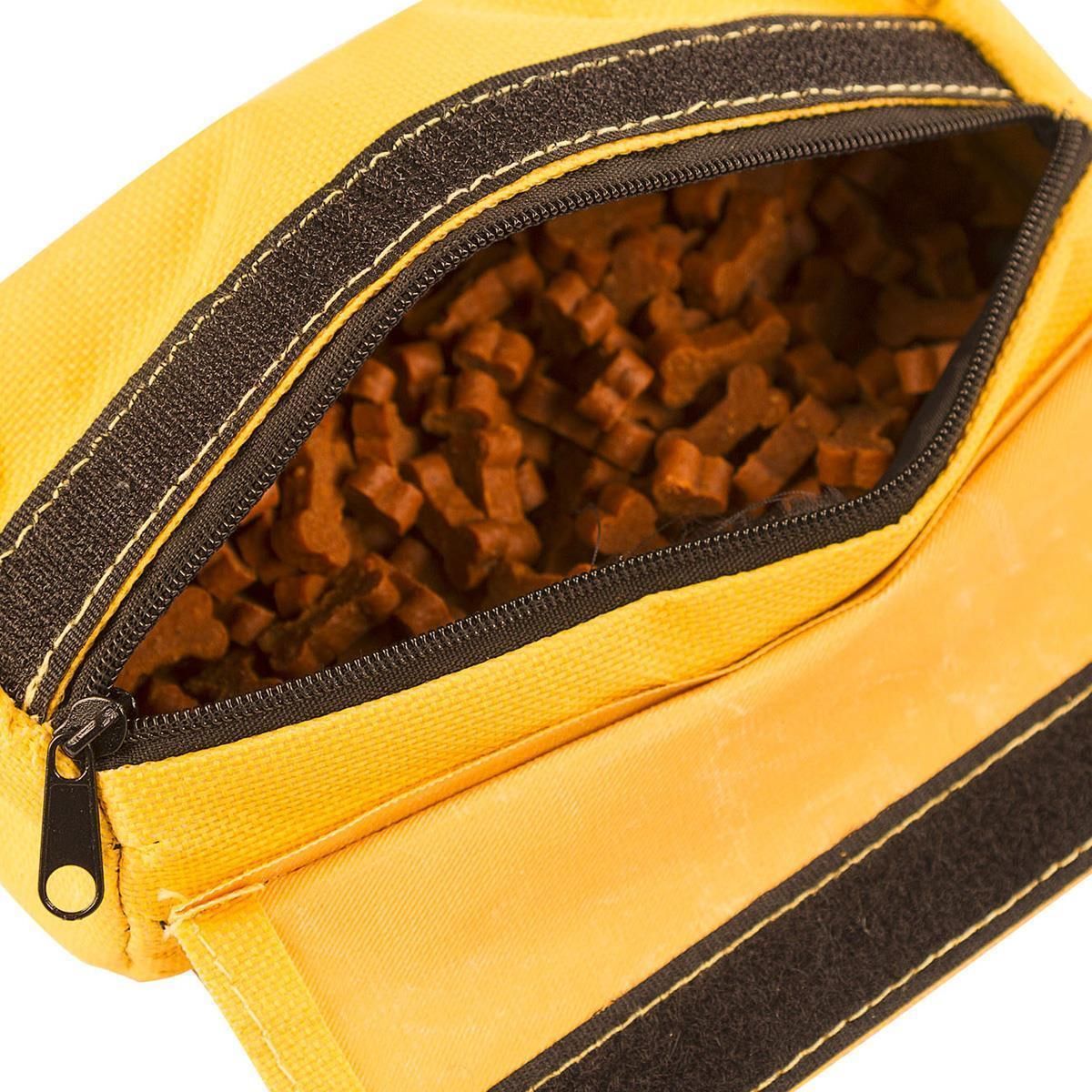Kerbl Pet Snack-Dummy kutyáknak, újratölthető, vízlepergető anyagból, sárga