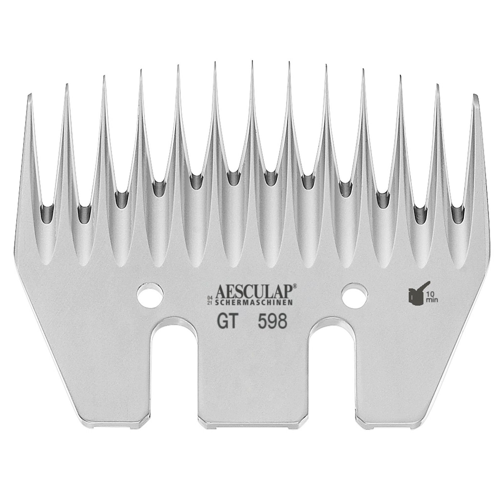 Aesculap Econom Schermesser für Schafe GT598 Untermesser 13 Zähne, 3,5 mm