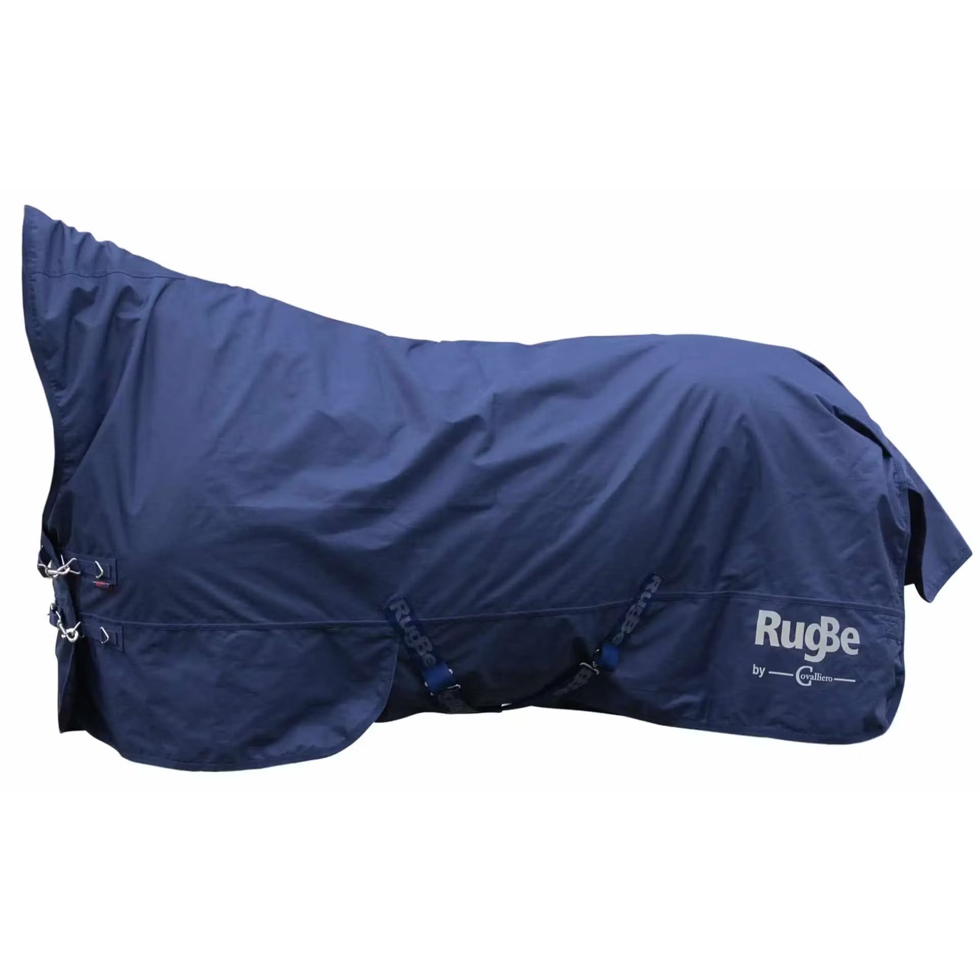 Covalliero Utomhusfilt RugBe HighNeck utan fyllning, 125 cm