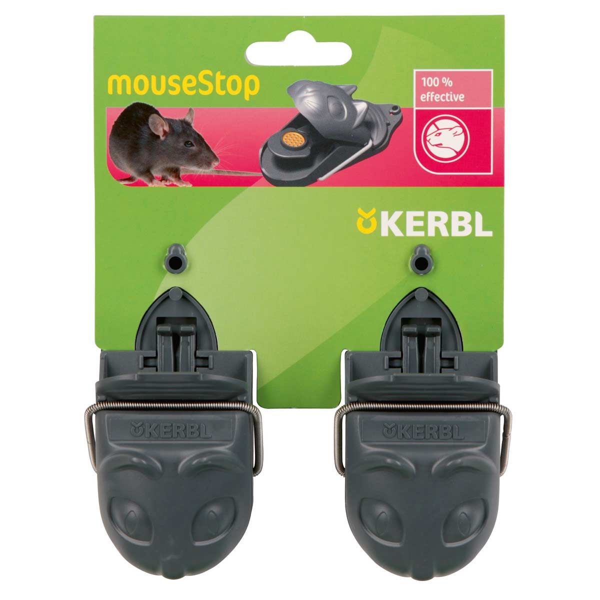 Kerbl mouseStop egérfogó, újrahasználható csapda, 2 db, csomagolás