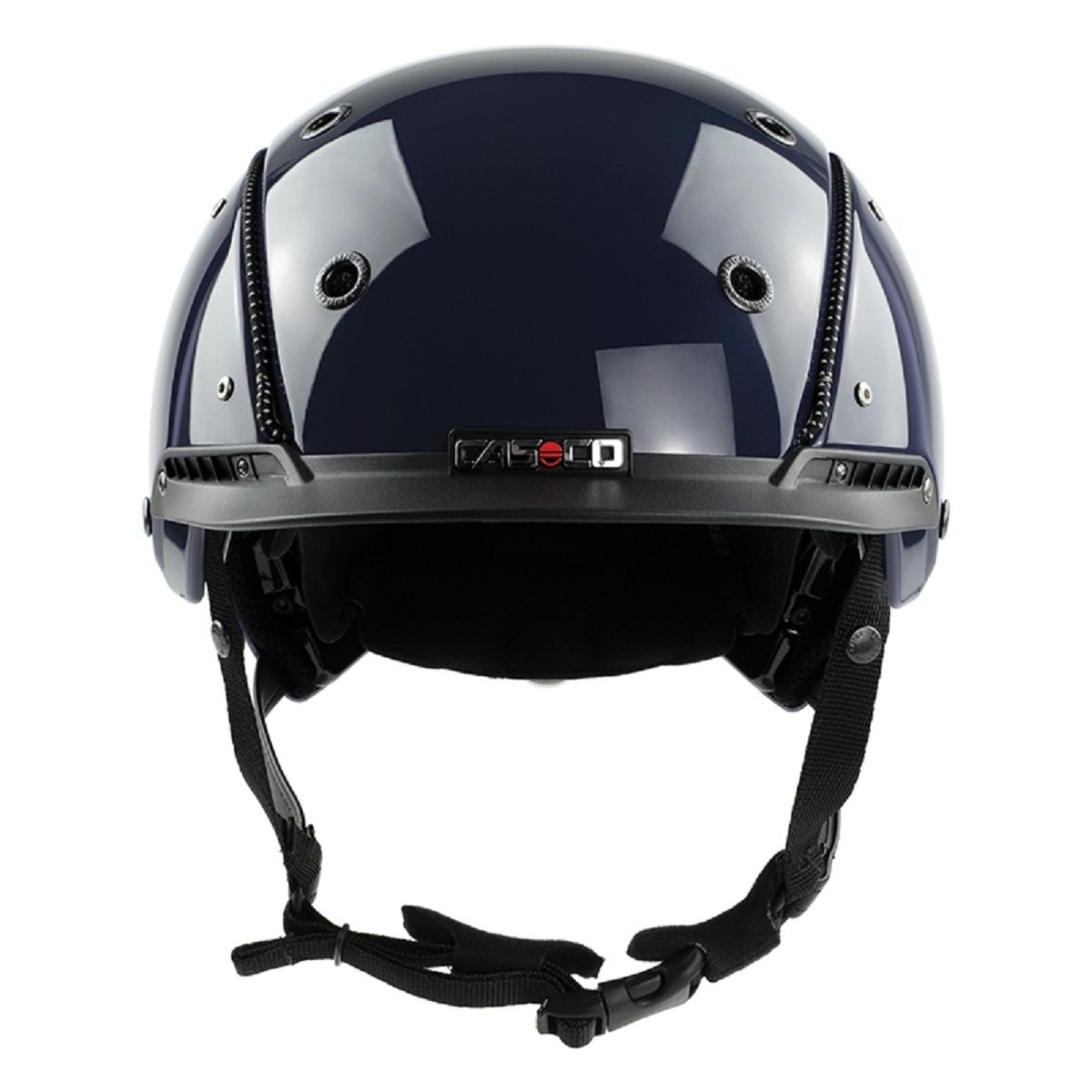 Casco ridhjälm Champ-3 Plus med högglans lackering, hjälmlåda