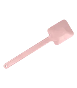 Schaufelförmige Schneeschieber-Schaufel mit langem Stiel, rosa