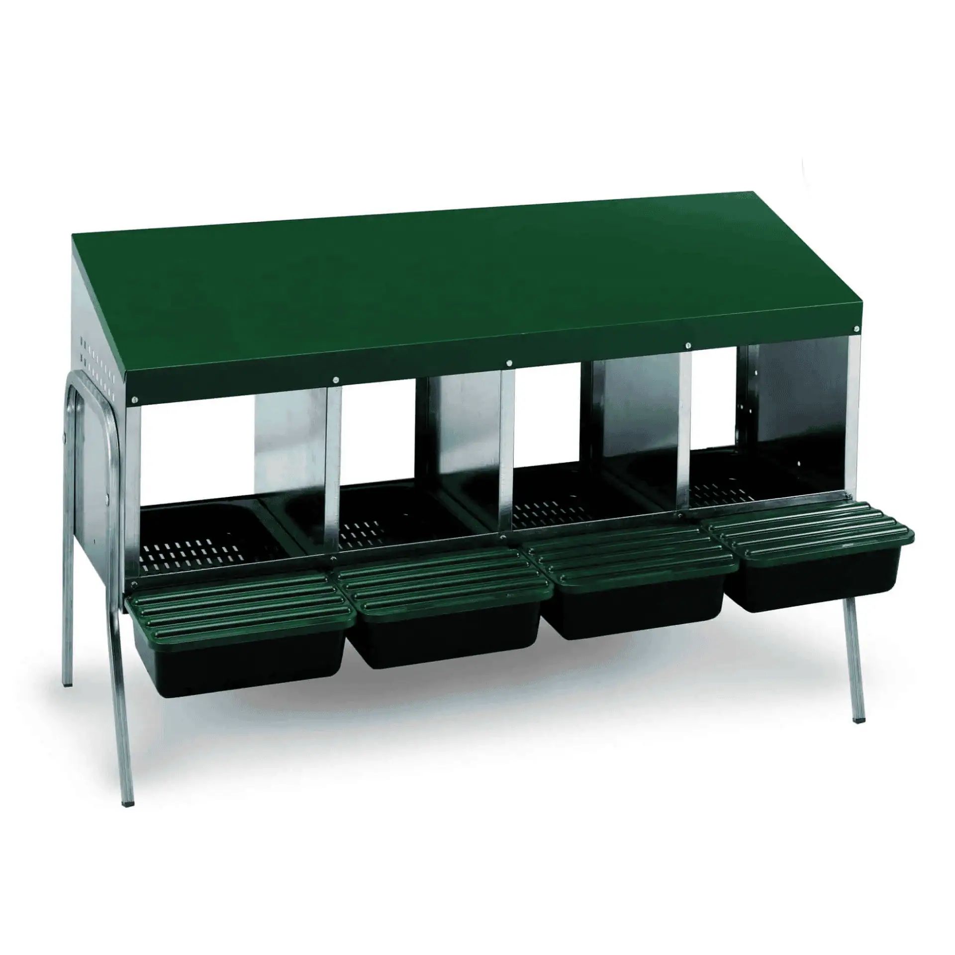 Agrarzone Pondoir pour poules sur pieds 4 compartiments