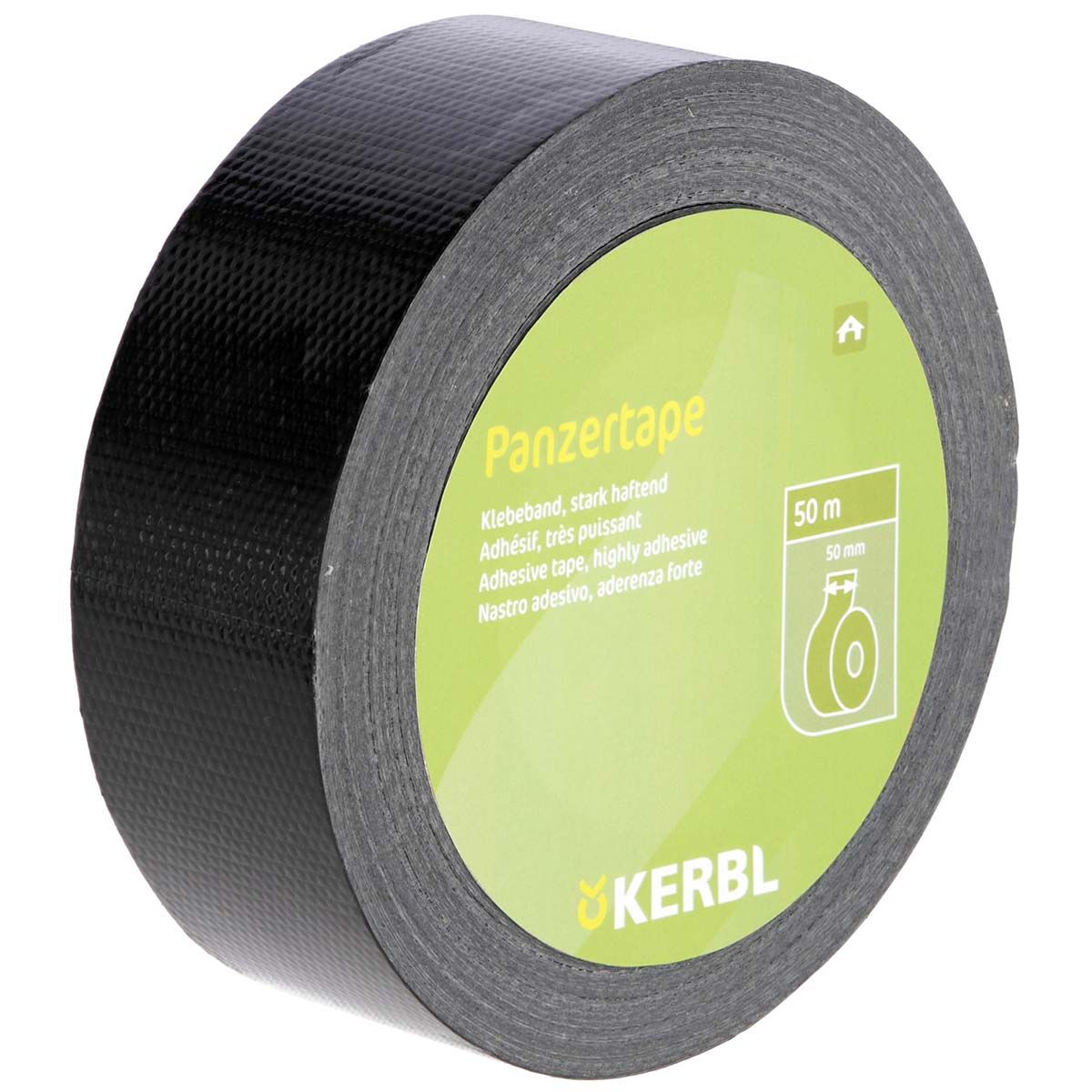 Kerbl Páncélszalag Fekete, PE-bevonatú, Vízálló & Szakításálló