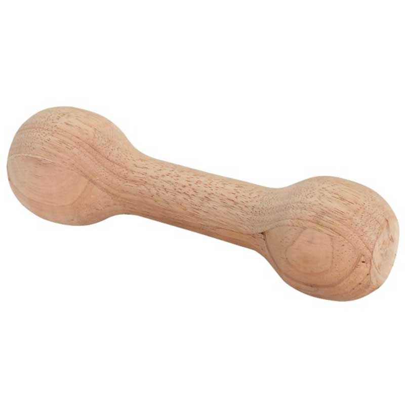 Kerbl Apportierholz rund aus Hartholz, ca. 250 g, für Training und Sport