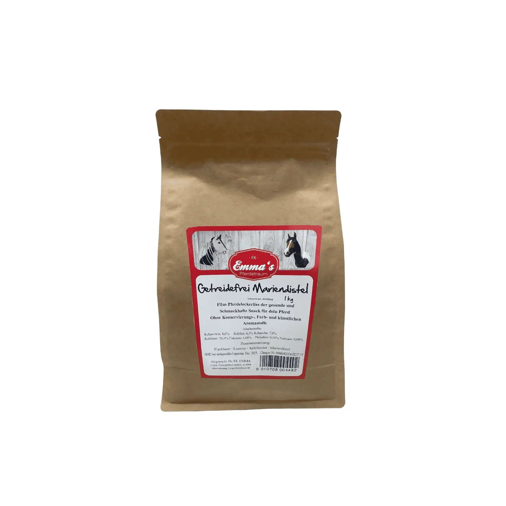 Friandise Emmas Horse Chardon-Marie sans céréales 1 kg