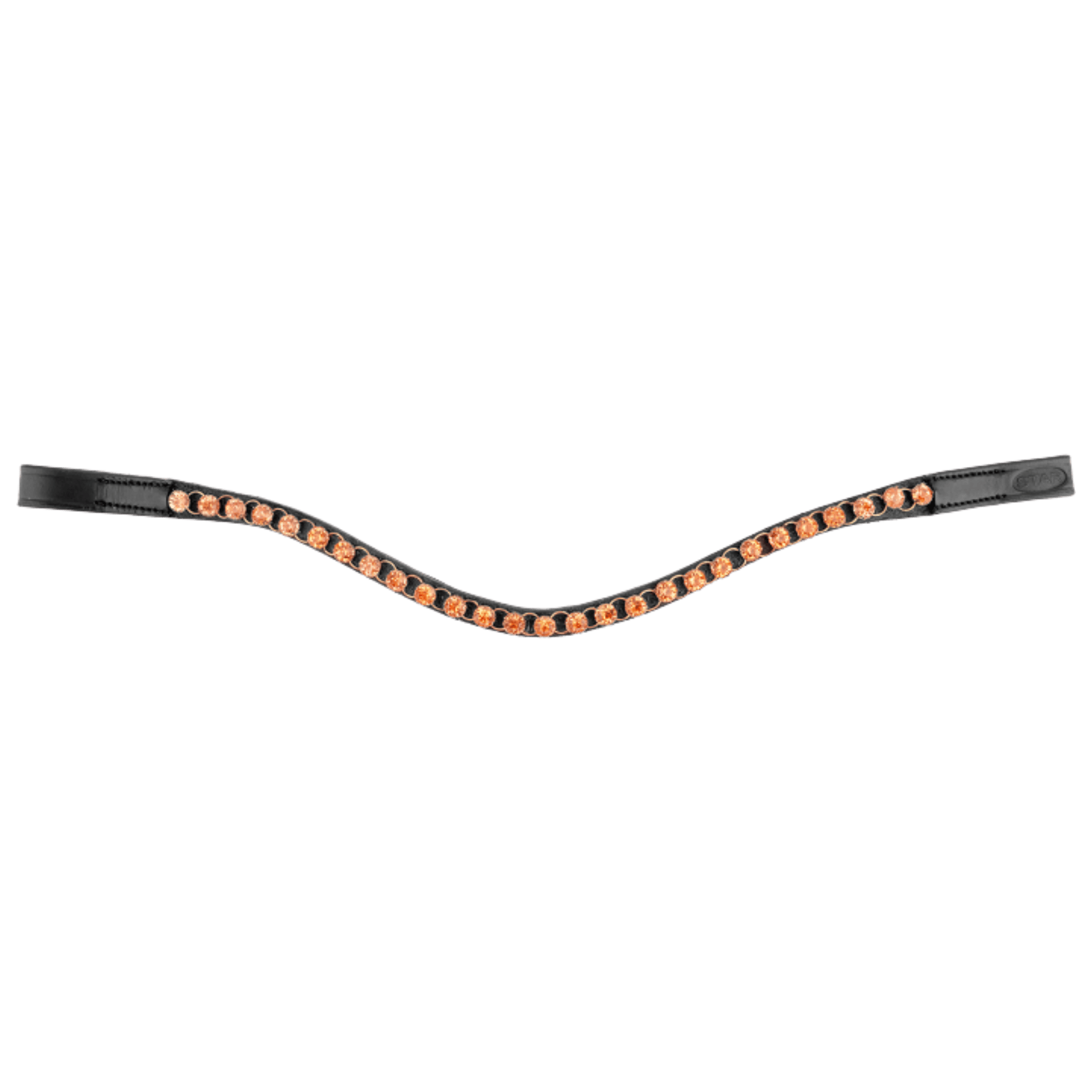 bracelet, beads, striped, black, orange stones