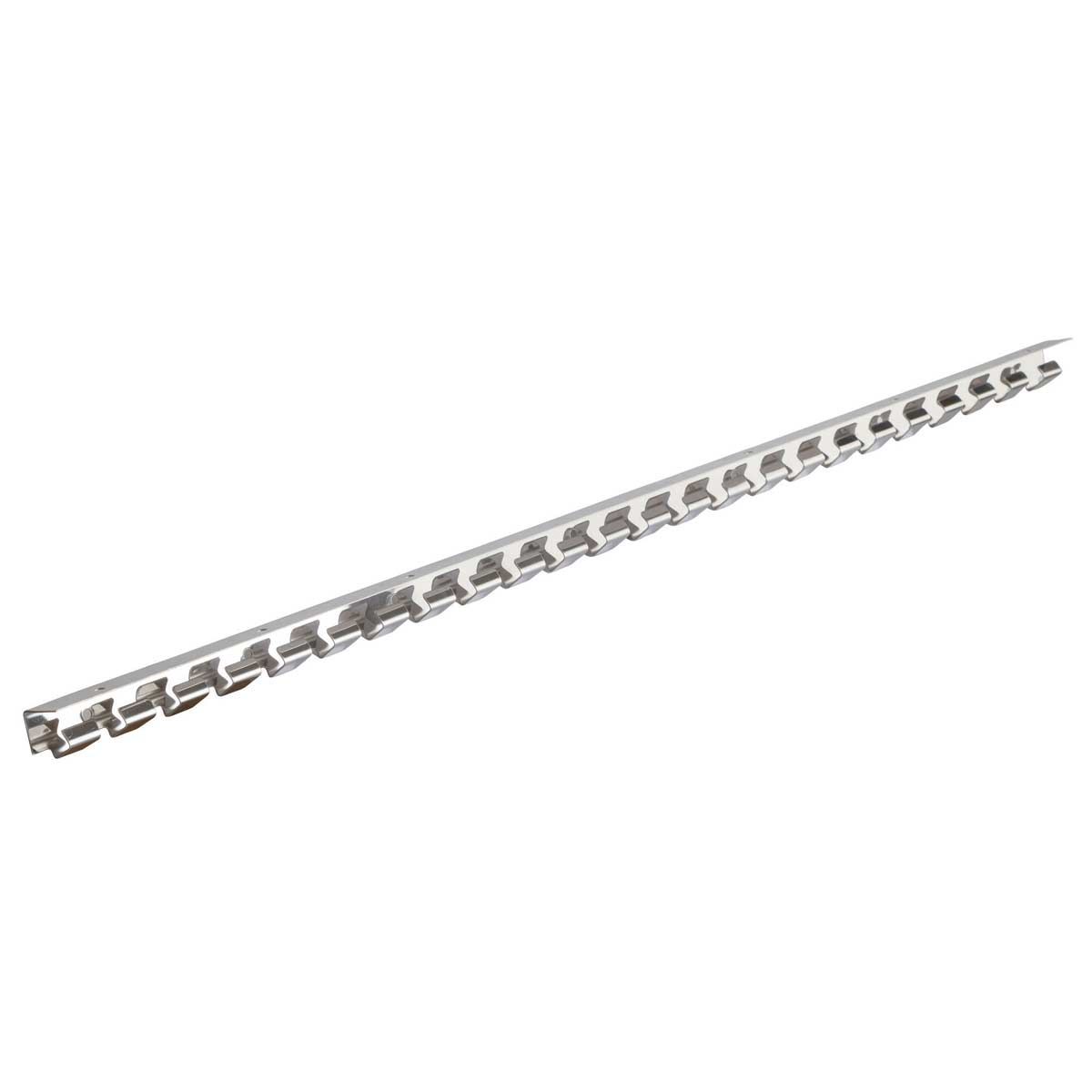 Kerbl Barre à crochets pour rideau à lanières PVC inox AISI 304