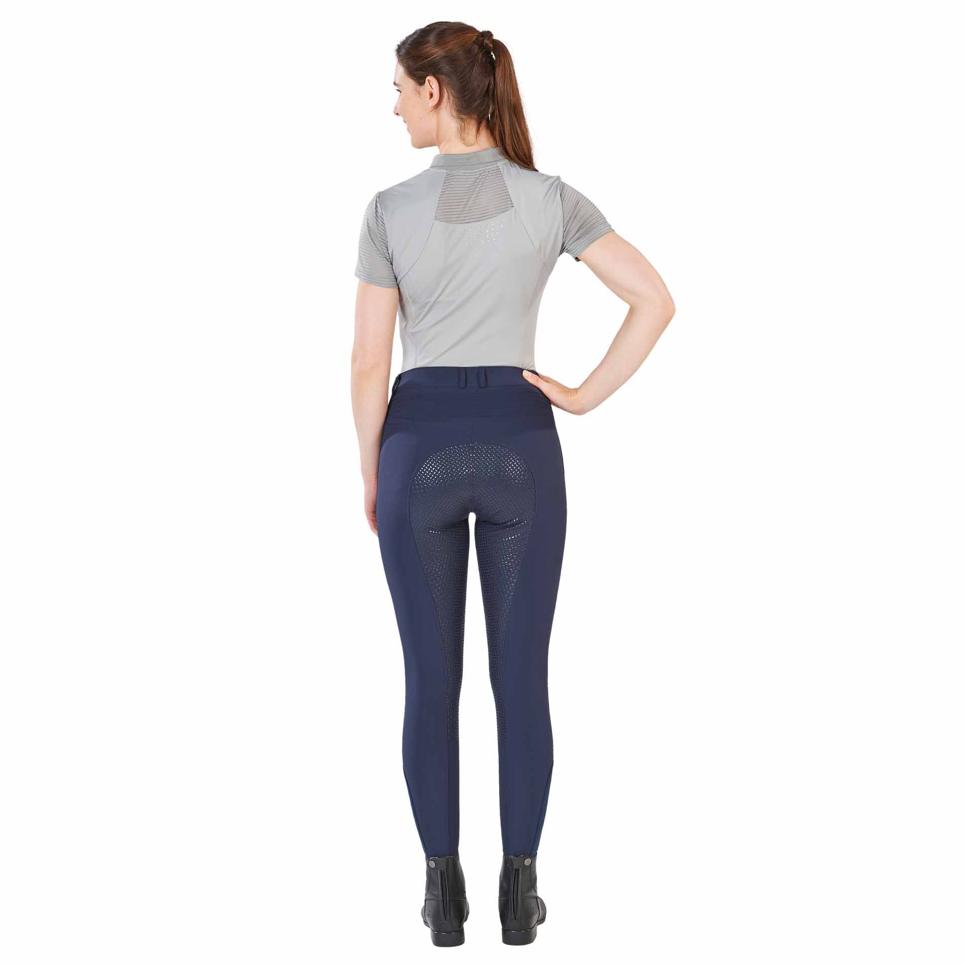 BUSSE Reithose MADEIRA II, Grip-Vollbesatz für Damen, 34 navy