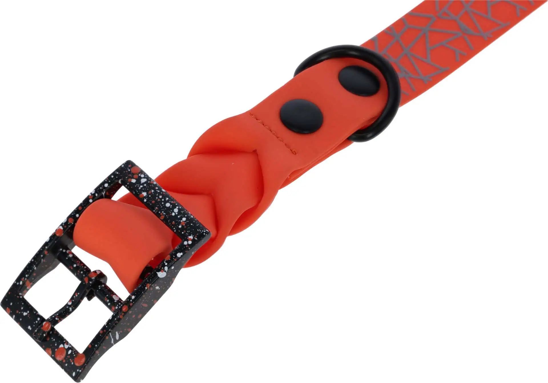 Kerbl Pet Collare Puno riflettente per cani, 25 mm, robusto, dettaglio, chiusura