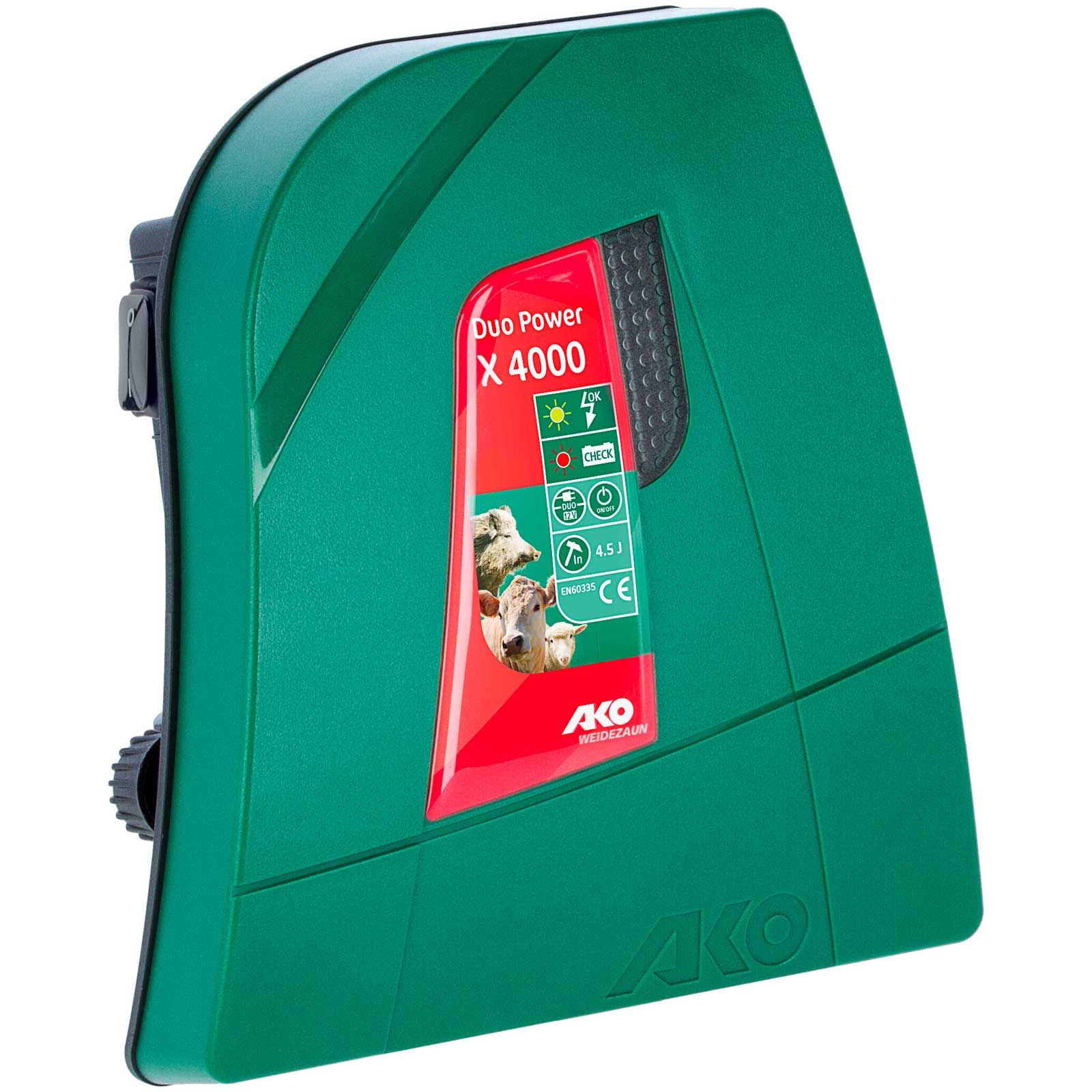 AKO Duo Power X 4000 Weidezaungerät 12V / 230V, 4,5 Joule