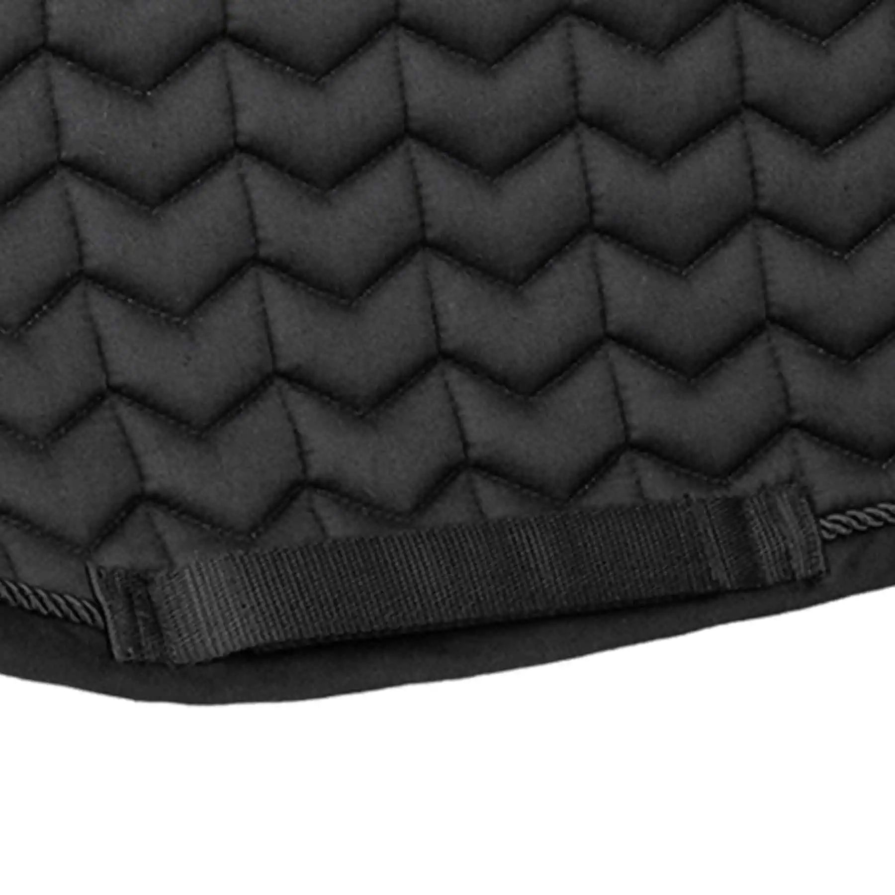 Waldhausen Schabracke Classic mit Klettverschluss, schwarz/schwarz Pony D
