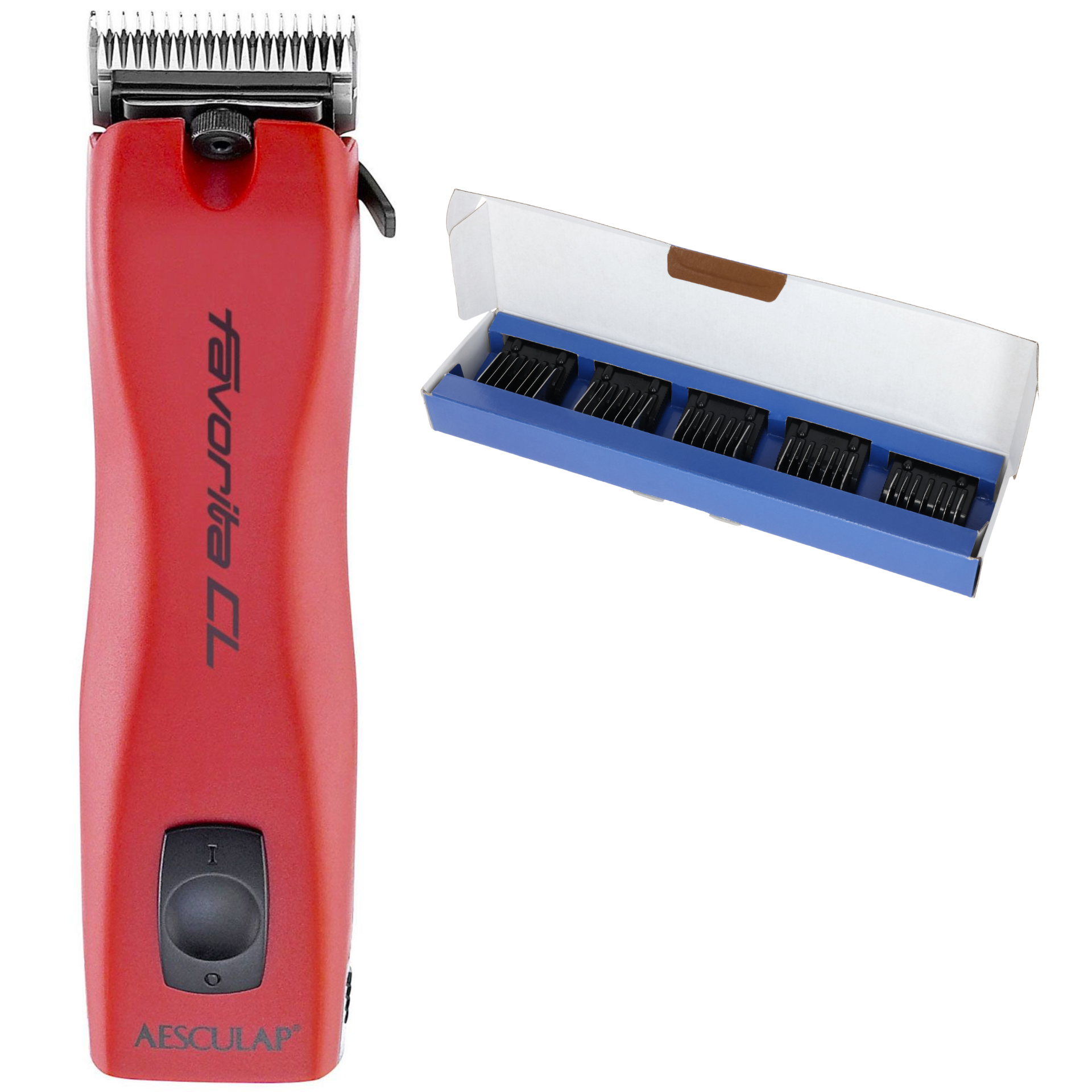 Tosatrice a batteria Aesculap Favorita CL con seconda batteria e set rialzi