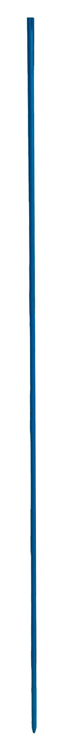stick, pole, blue, drinking straw?, tall rod