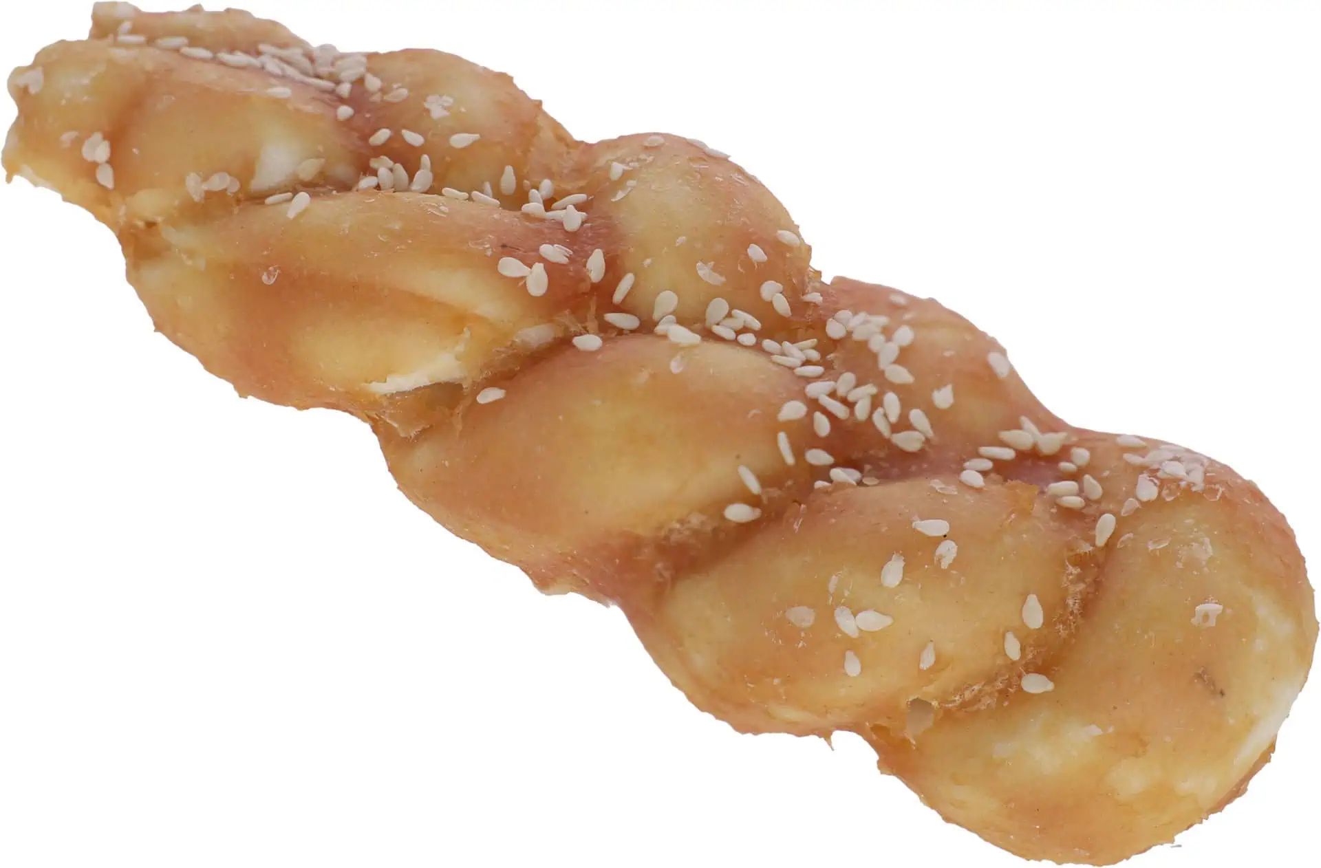 Snack masticativo per cani Treccia in pelle bovina