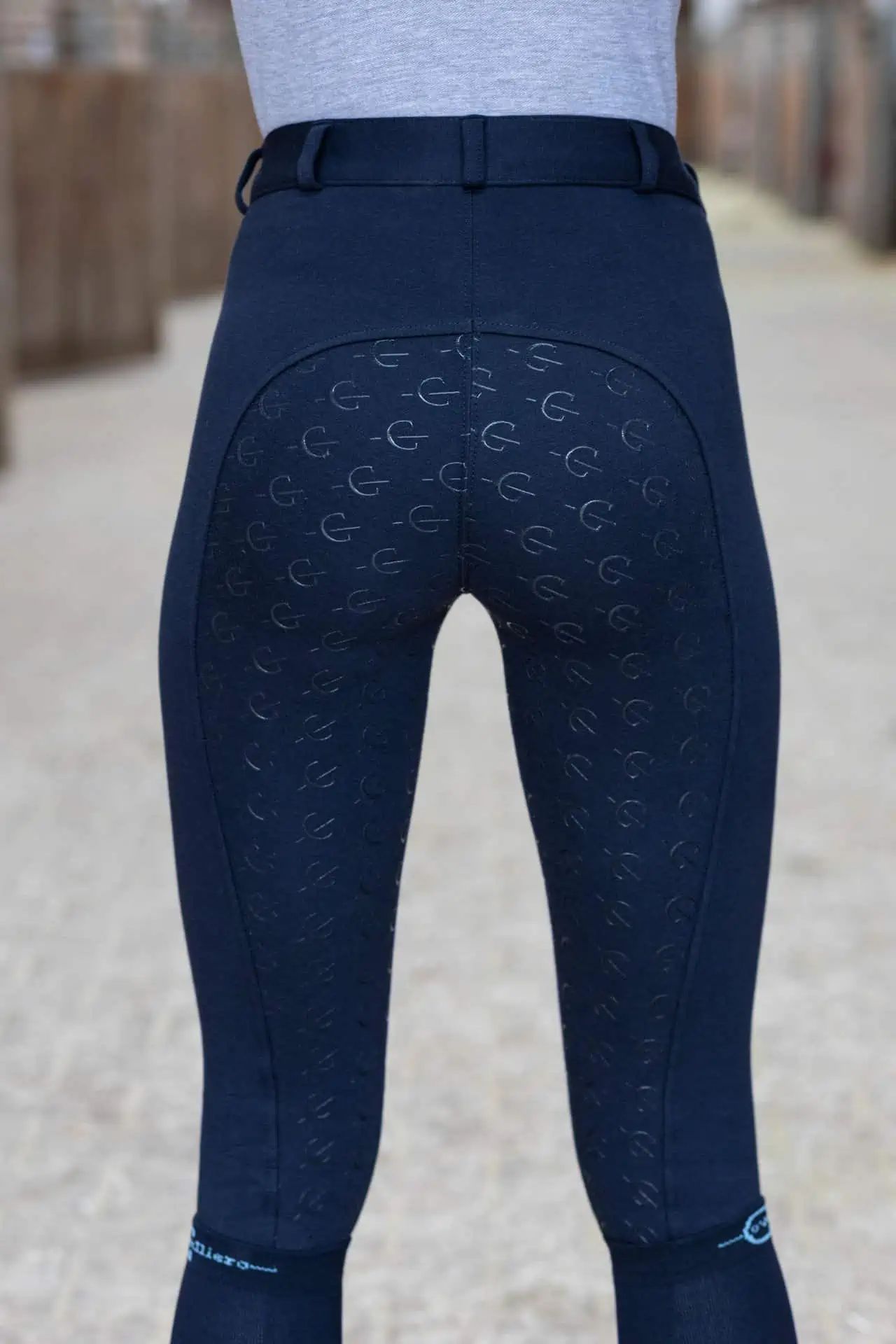 Covalliero Organomic Riding Breeches Ladies, Full Seat Grip, rear view